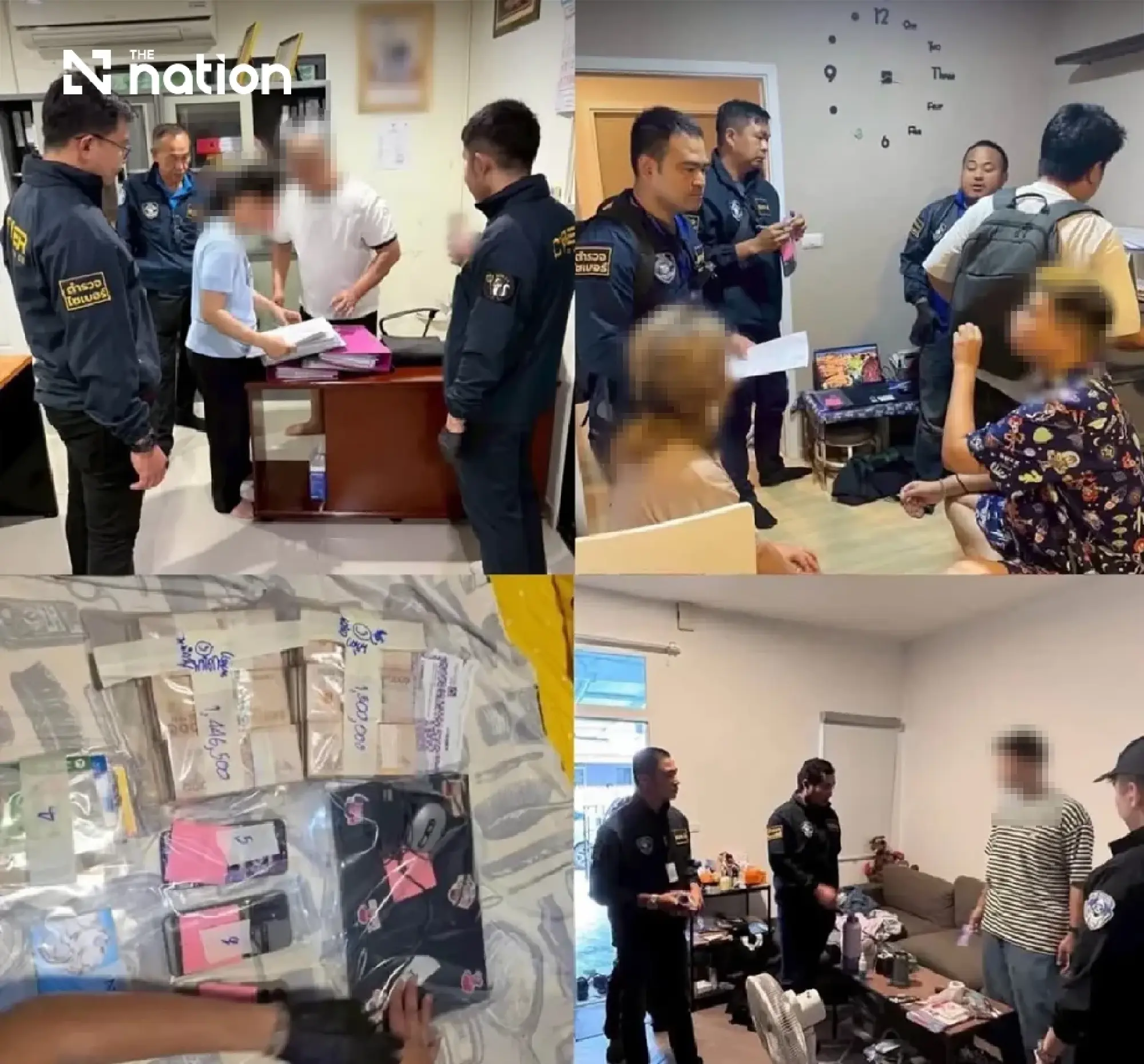 Cyber police arrest 12 in THB10bn online gambling and money-laundering crackdown