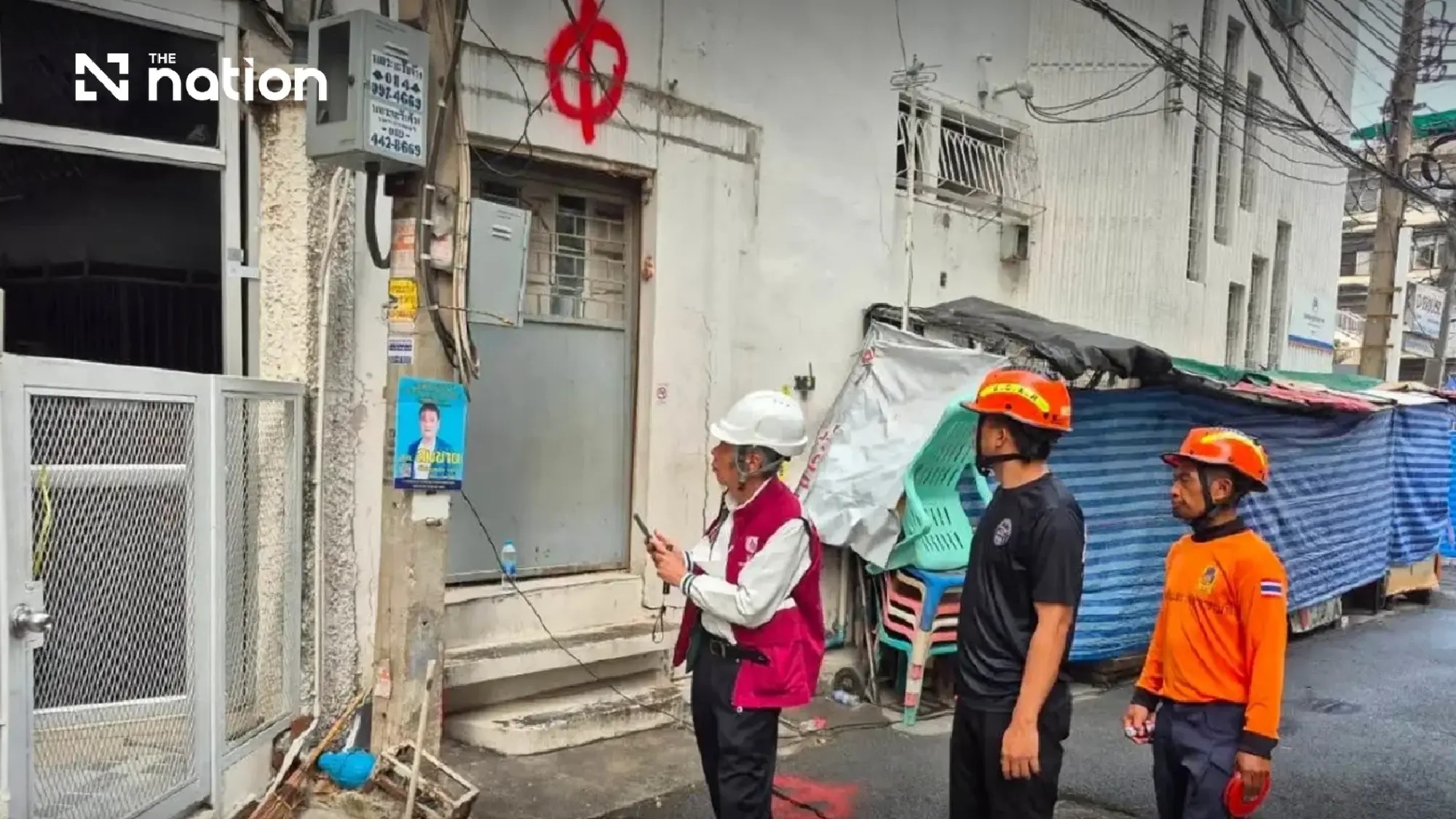 Latest Wongwian Yai update: building stable as 11 sensors track movement after tunnel leak