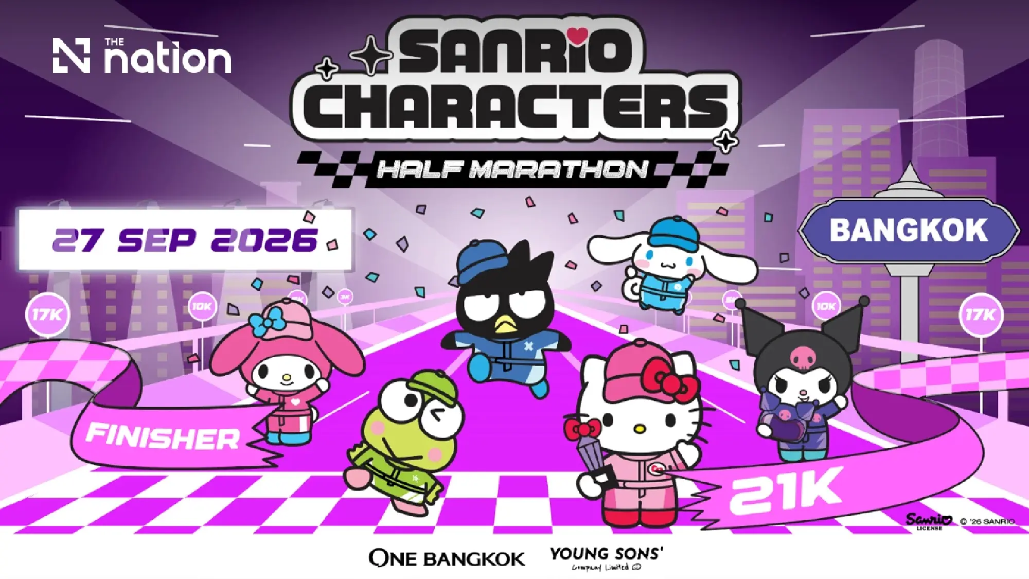 One Bangkok to stage Southeast Asia’s first Sanrio half marathon