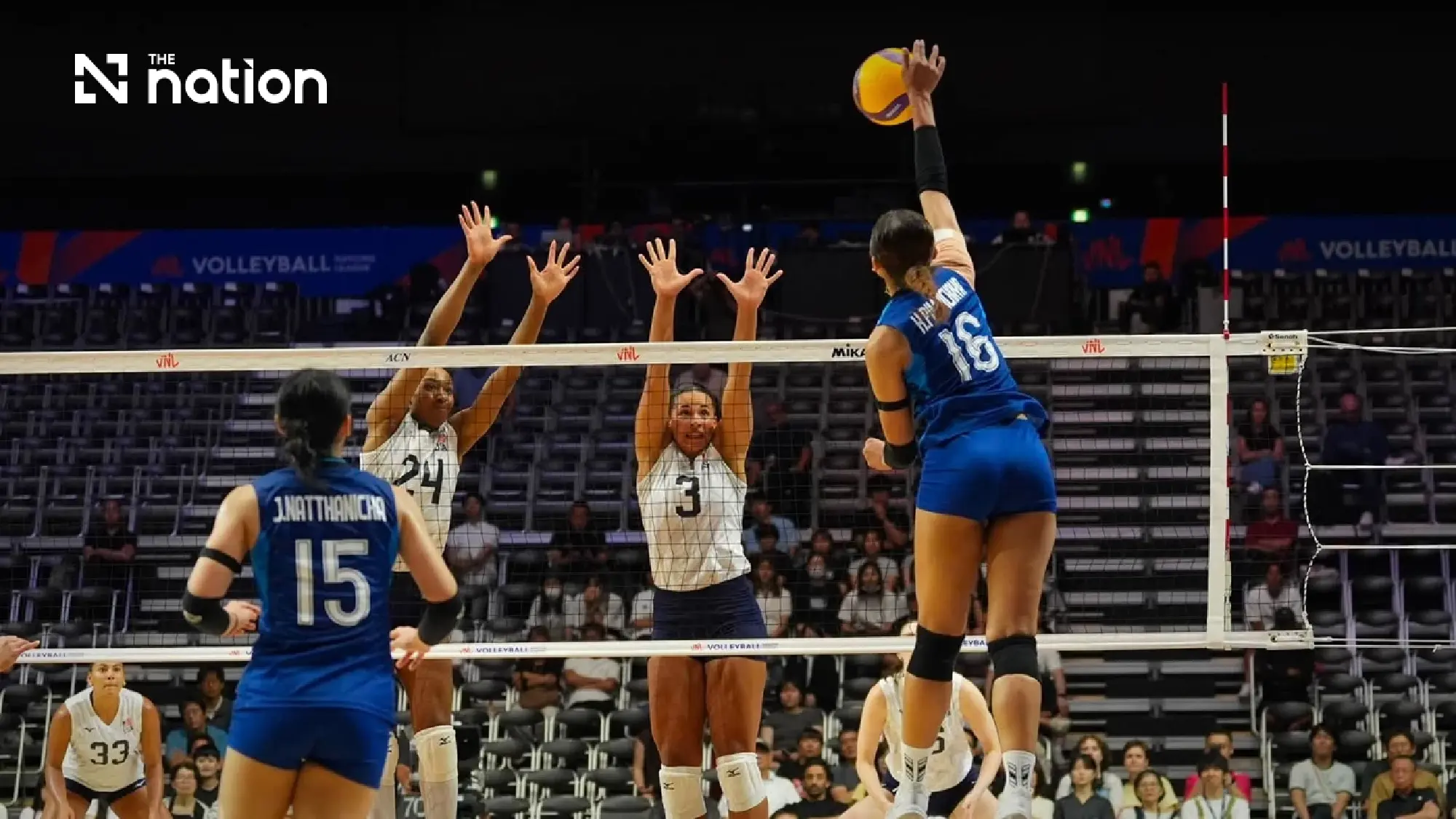 Thailand swept by USA in VNL Week 3 opener