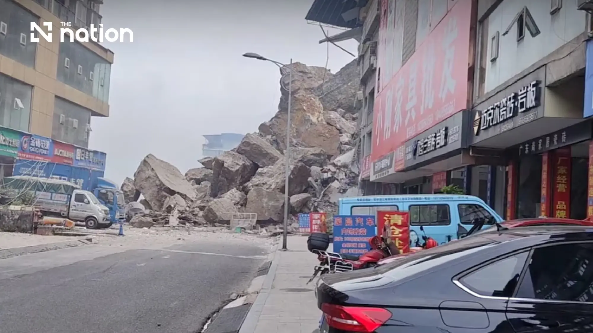 Nine rescued as Chongqing landslide buries homes during evacuation