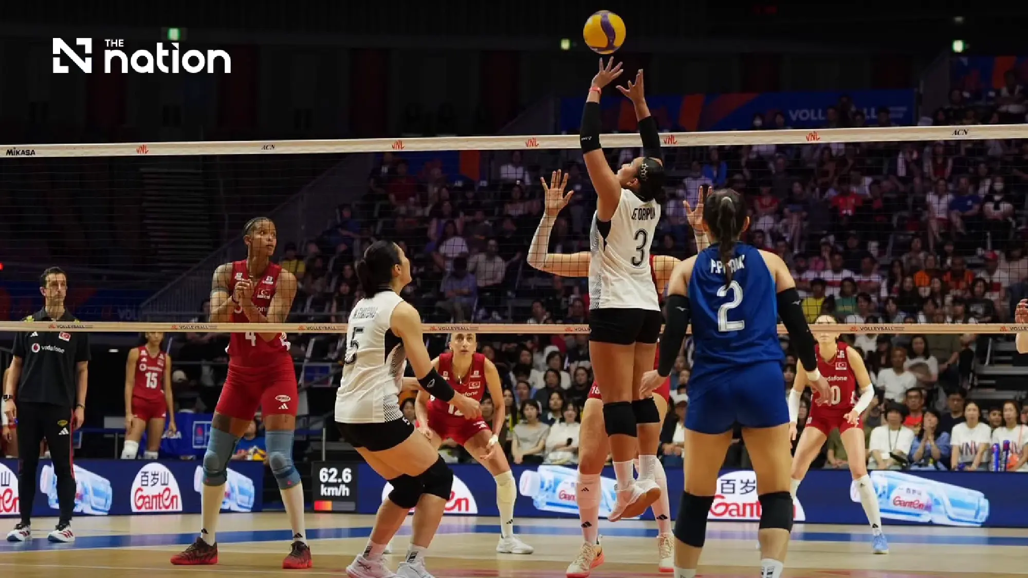 Thailand finish VNL campaign 14th after four-set loss to Türkiye