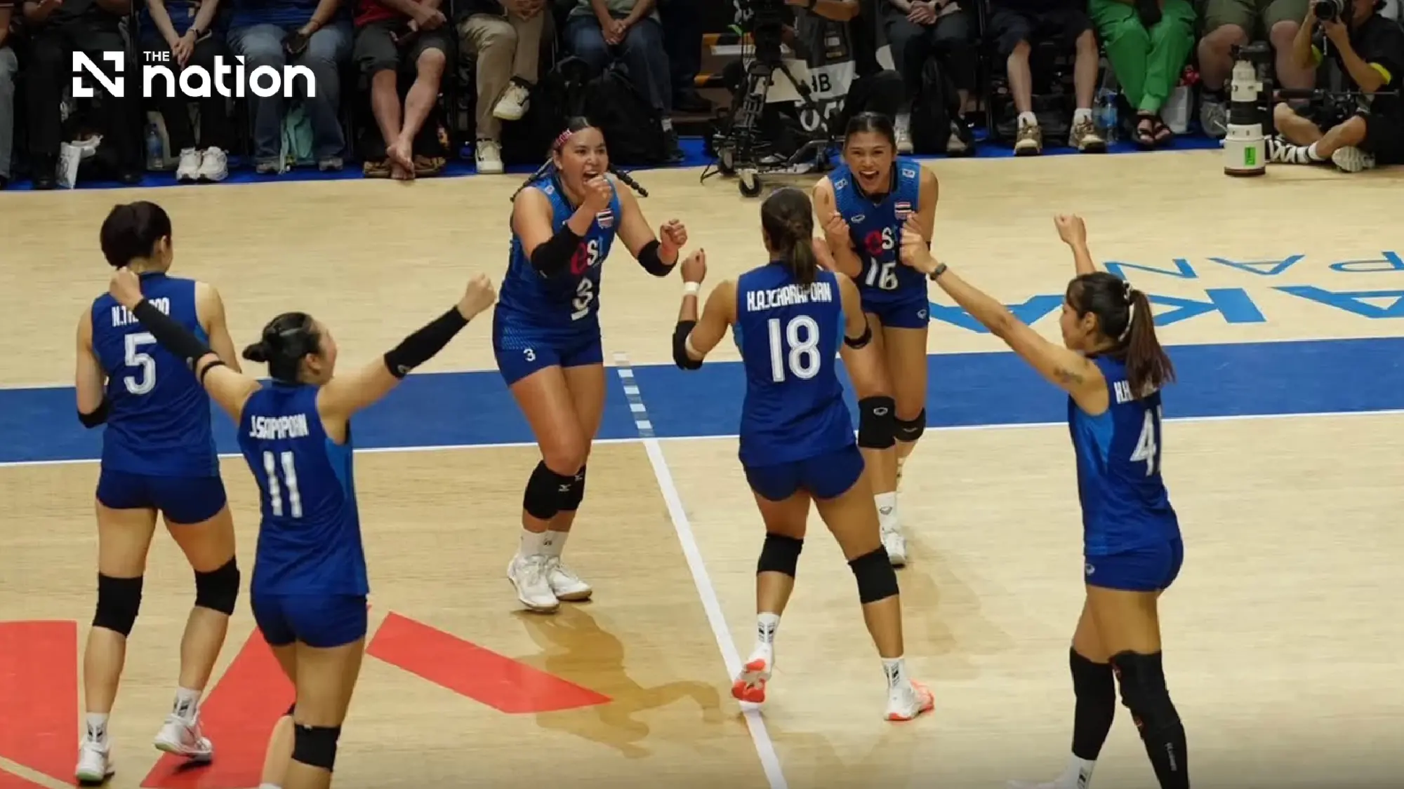 Thailand stun world No 2 Brazil with straight-set VNL win