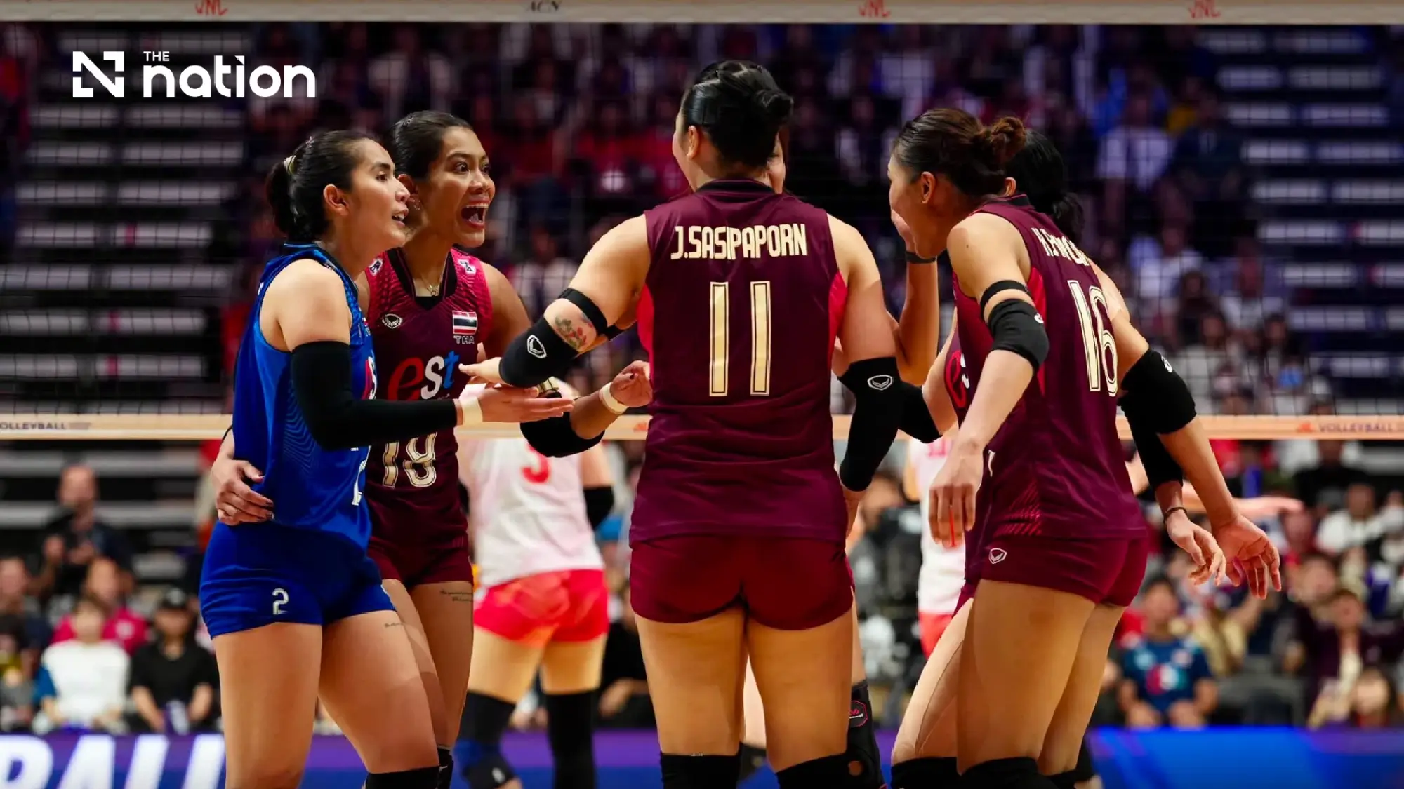 Thailand face world No 2 Brazil in crucial VNL 2026 test