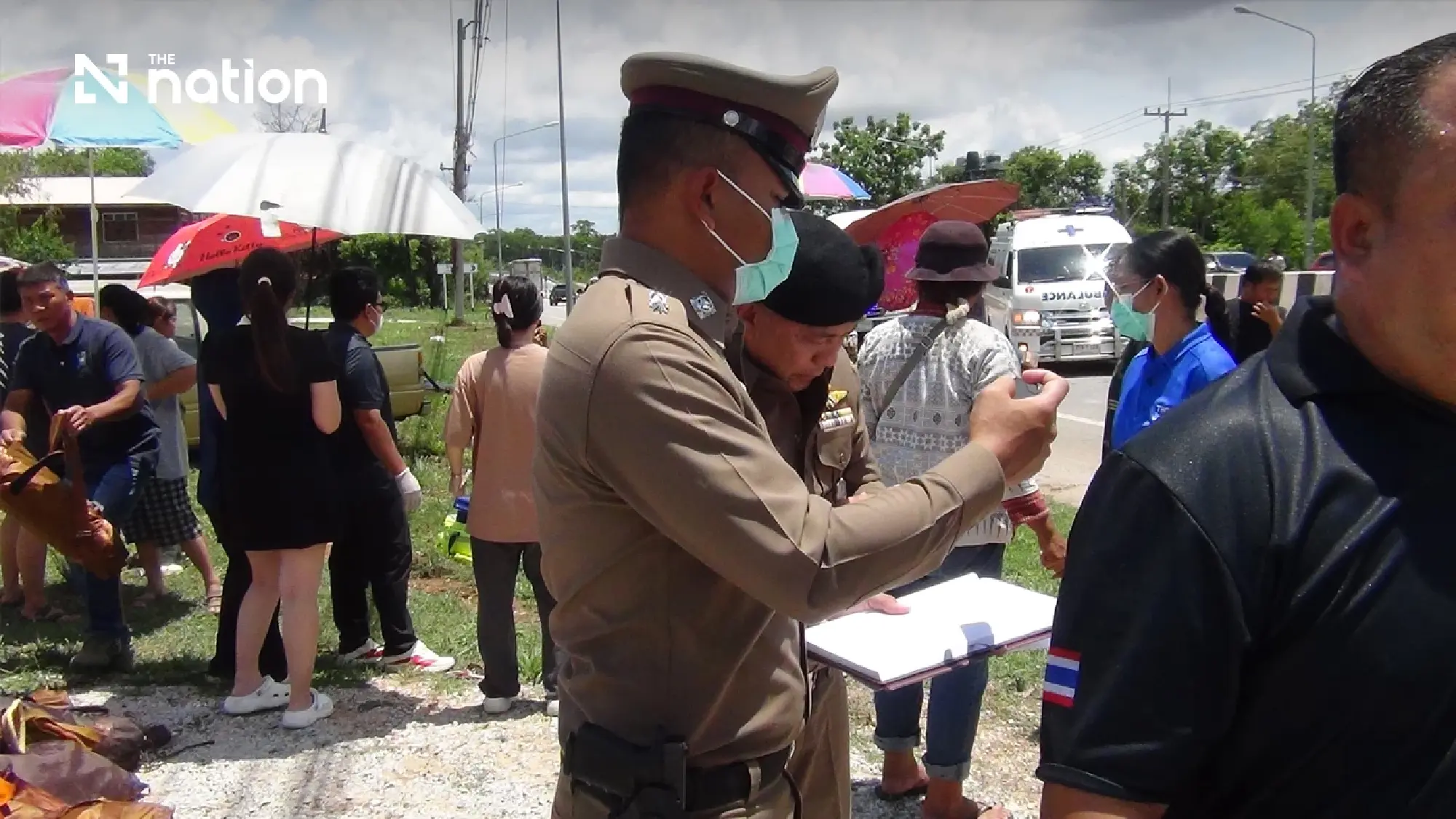 Eight monks killed, 13 injured after 11-year-old allegedly crashes pickup into pilgrimage group in Mukdahan