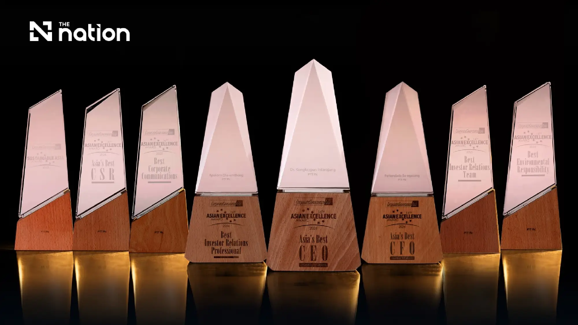 PTT achieved eight Asian Excellence Awards, reflecting global excellence in corporate management and sustainability