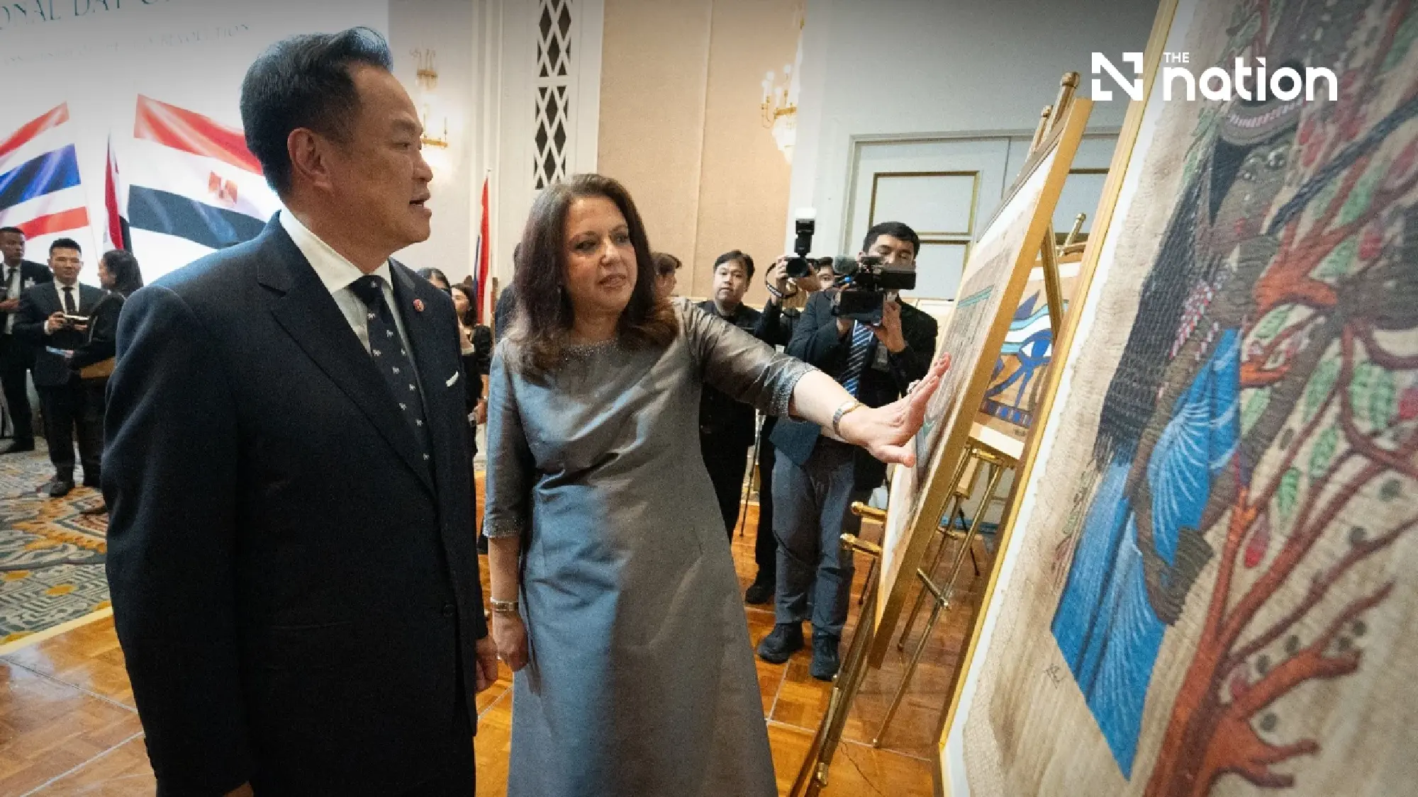Anutin reaffirms Thai-Egyptian ties at Egypt National Day reception