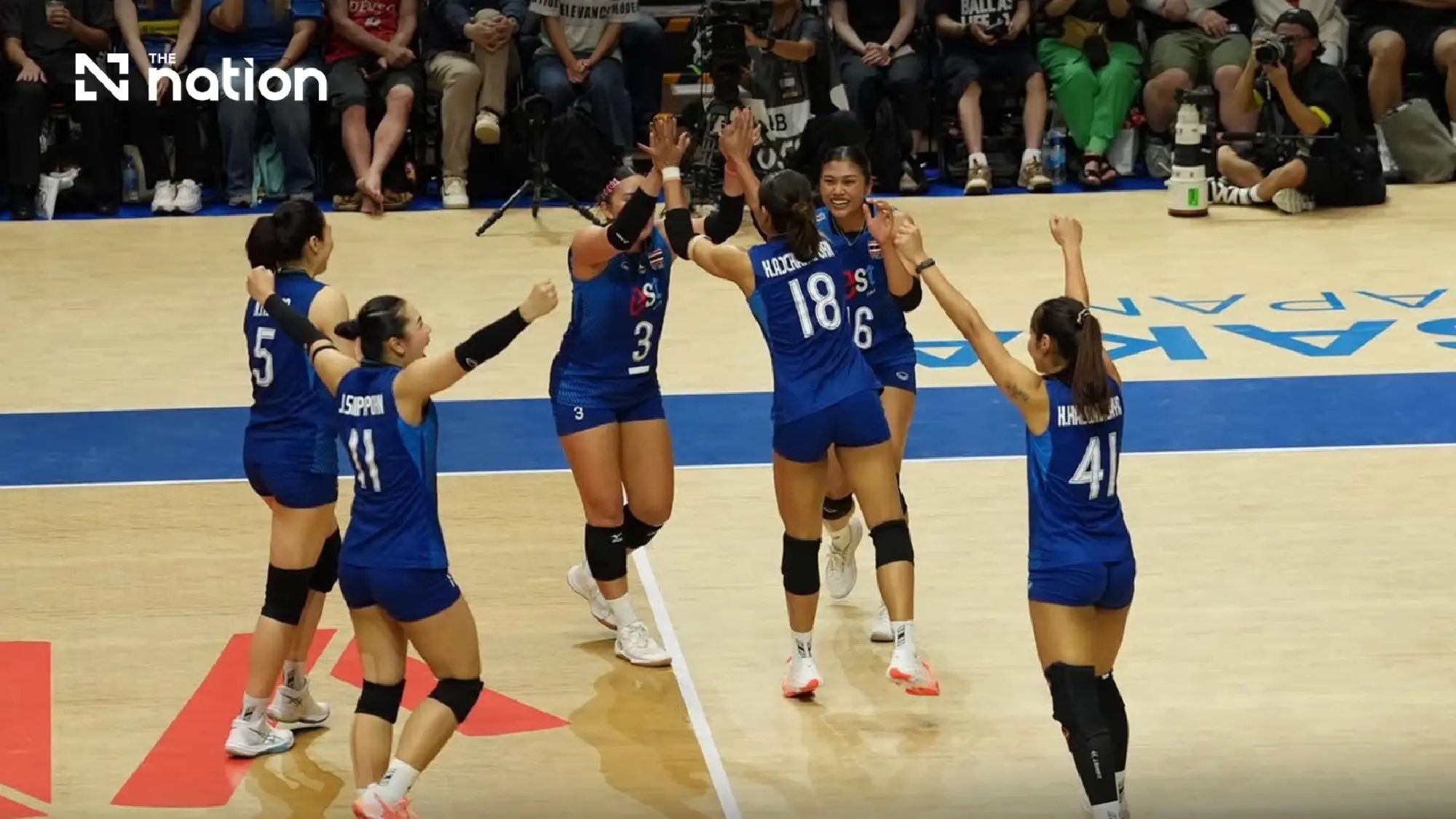 Thailand stun world No 2 Brazil with straight-set VNL win
