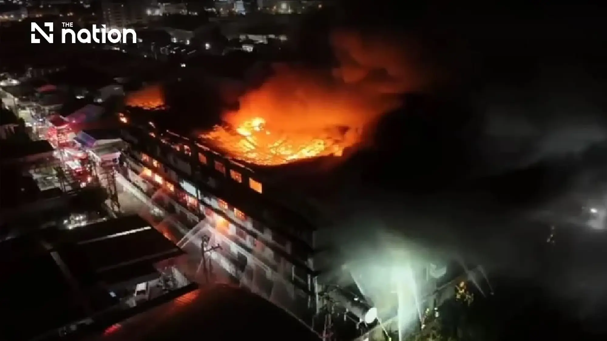 Fire rips through Bang Pu synthetic fibre factory, one worker critically injured