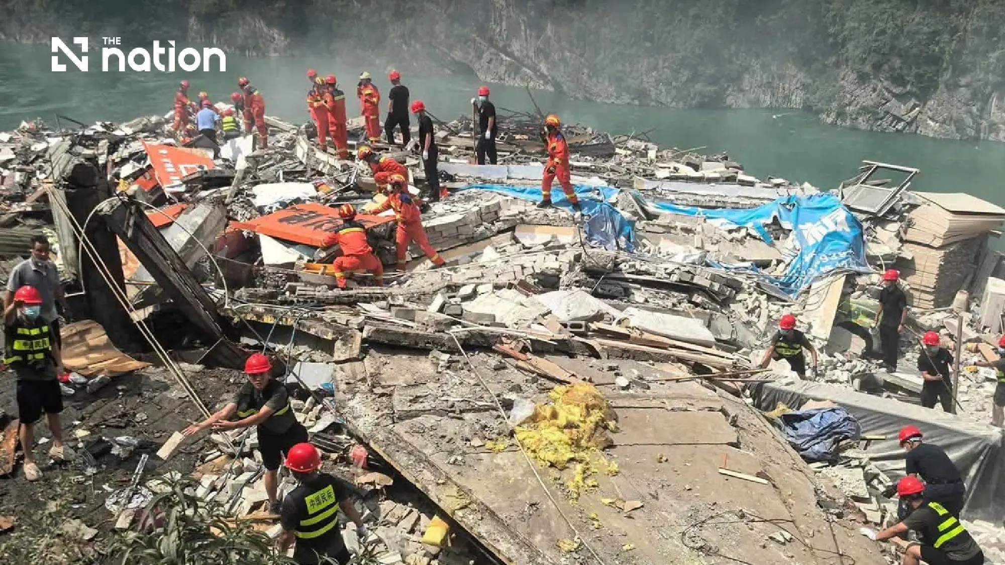 Nine rescued as Chongqing landslide buries homes during evacuation