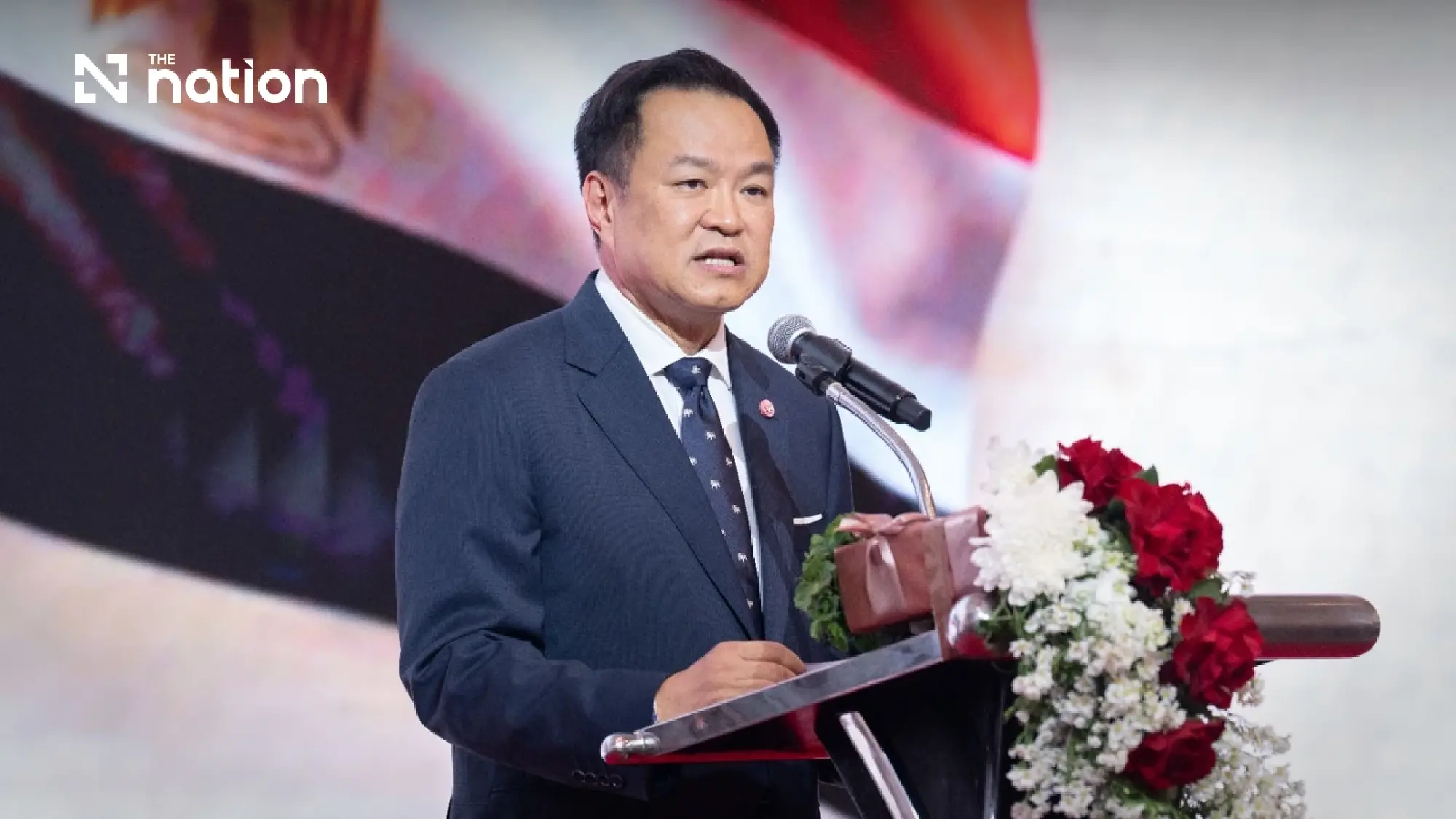 Anutin reaffirms Thai-Egyptian ties at Egypt National Day reception