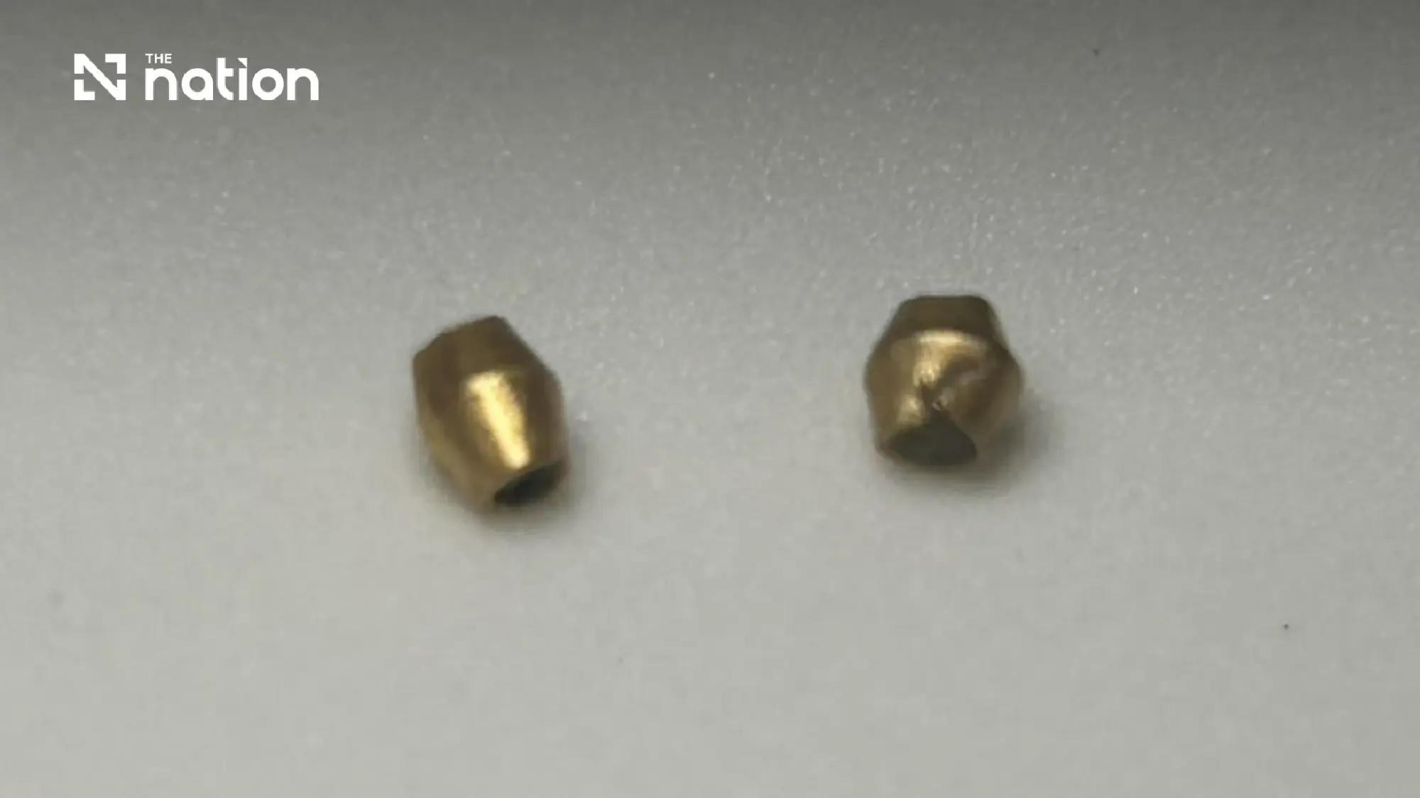 Ancient gold ornaments unearthed at Don Yai Thong site in Phetchaburi