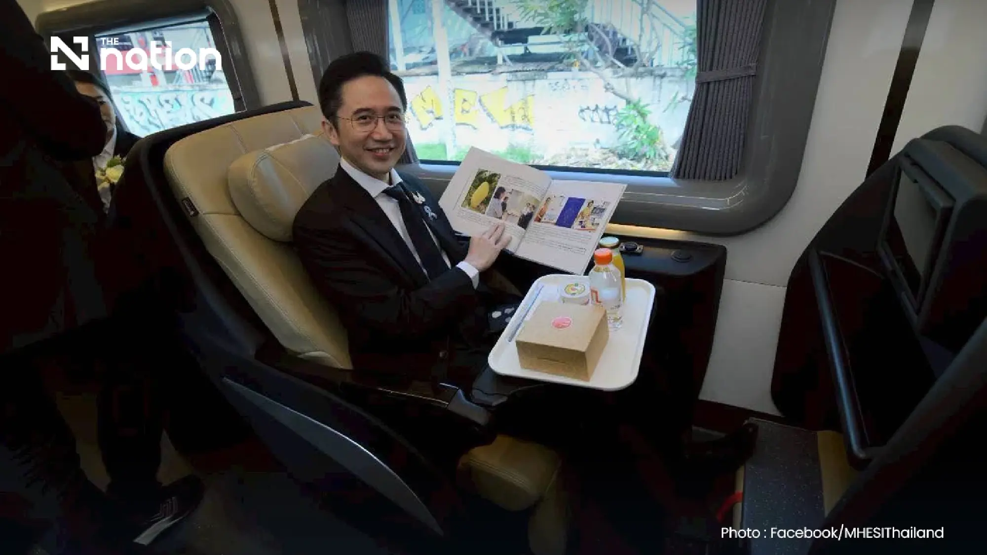 SRT receives first Thai-made luxury EV train for tourism routes