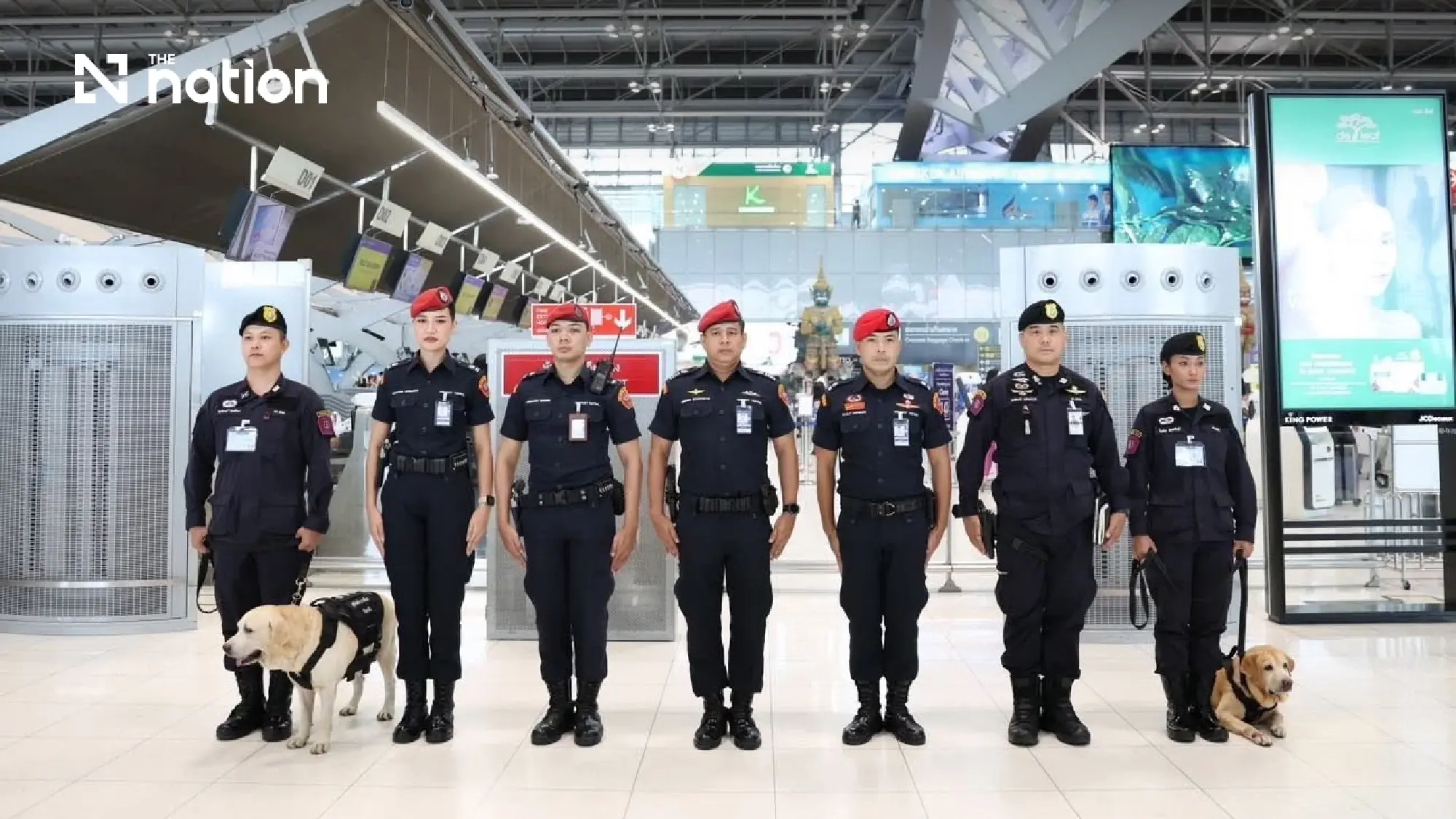 AOT deploys K-9 teams at Suvarnabhumi after Thai crew drug case in Australia