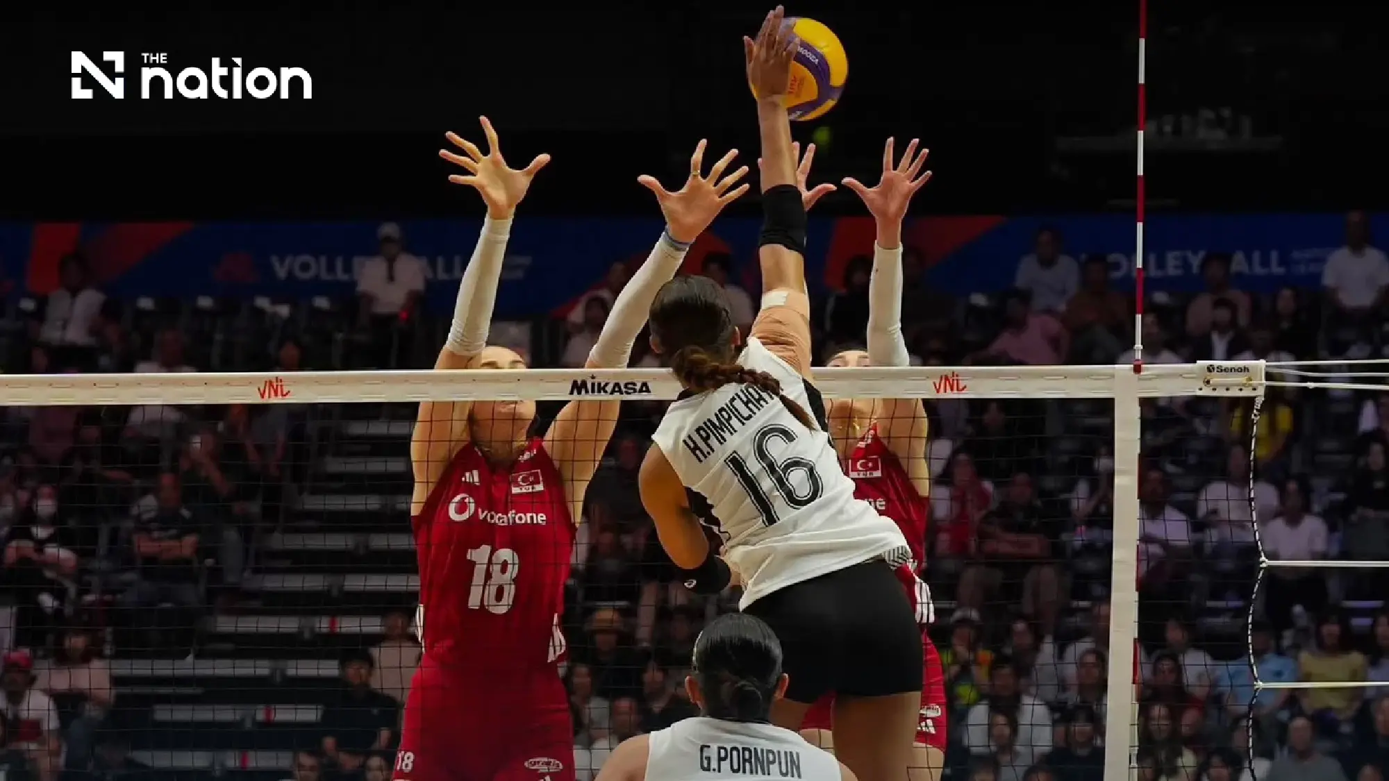 Thailand finish VNL campaign 14th after four-set loss to Türkiye