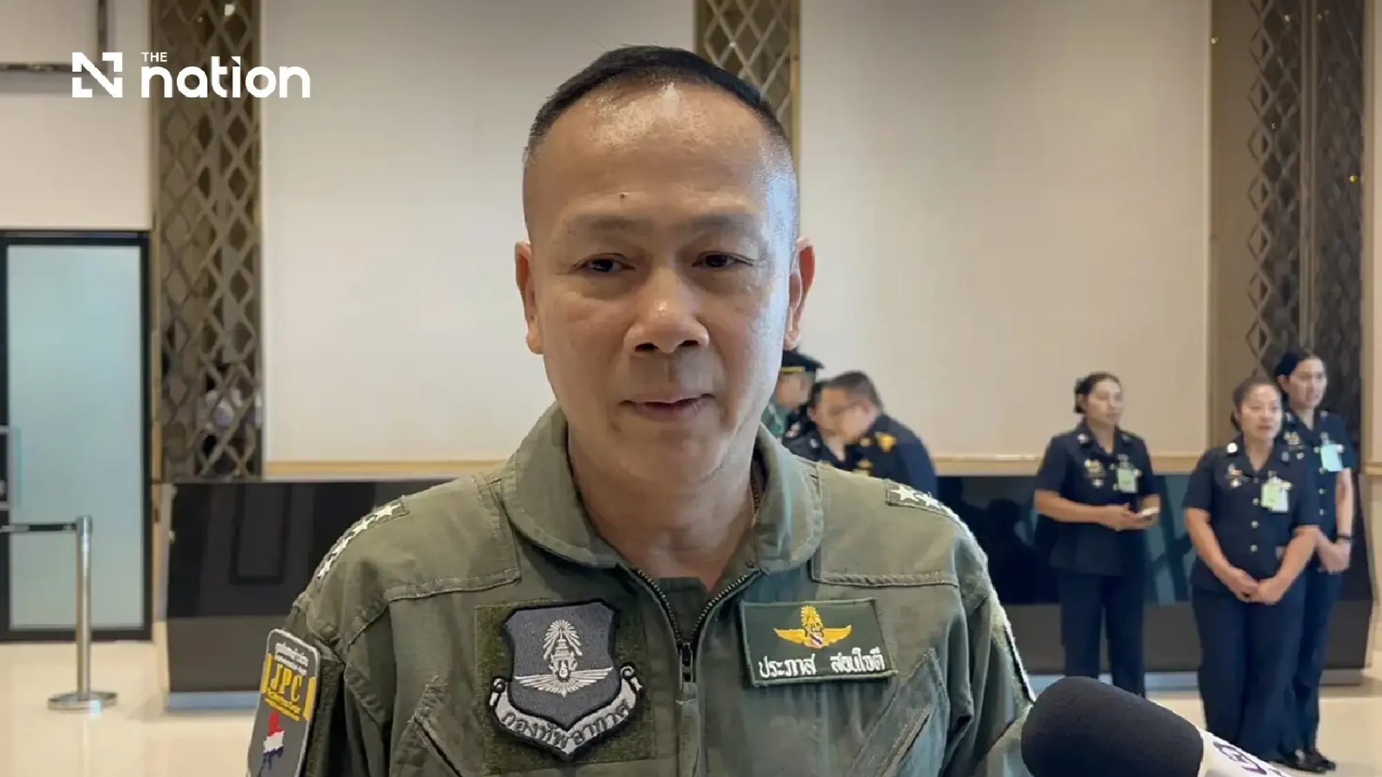 ACM Prapas Sornchaidee, assistant commander-in-chief of the Royal Thai Air Force and director of the JIC