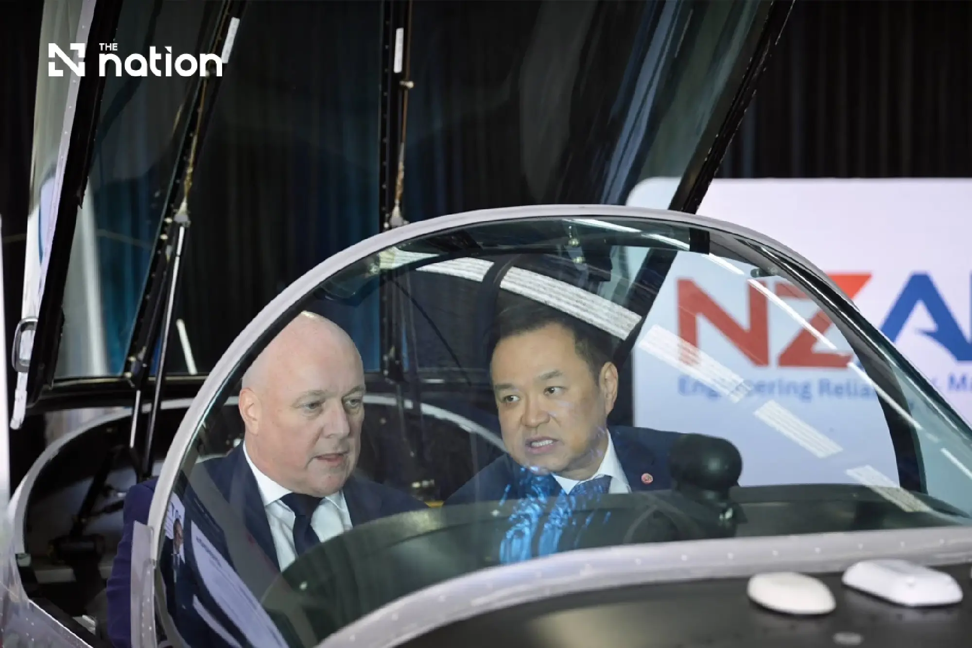 Anutin and Luxon inspect CT-4 as Thailand weighs more trainers