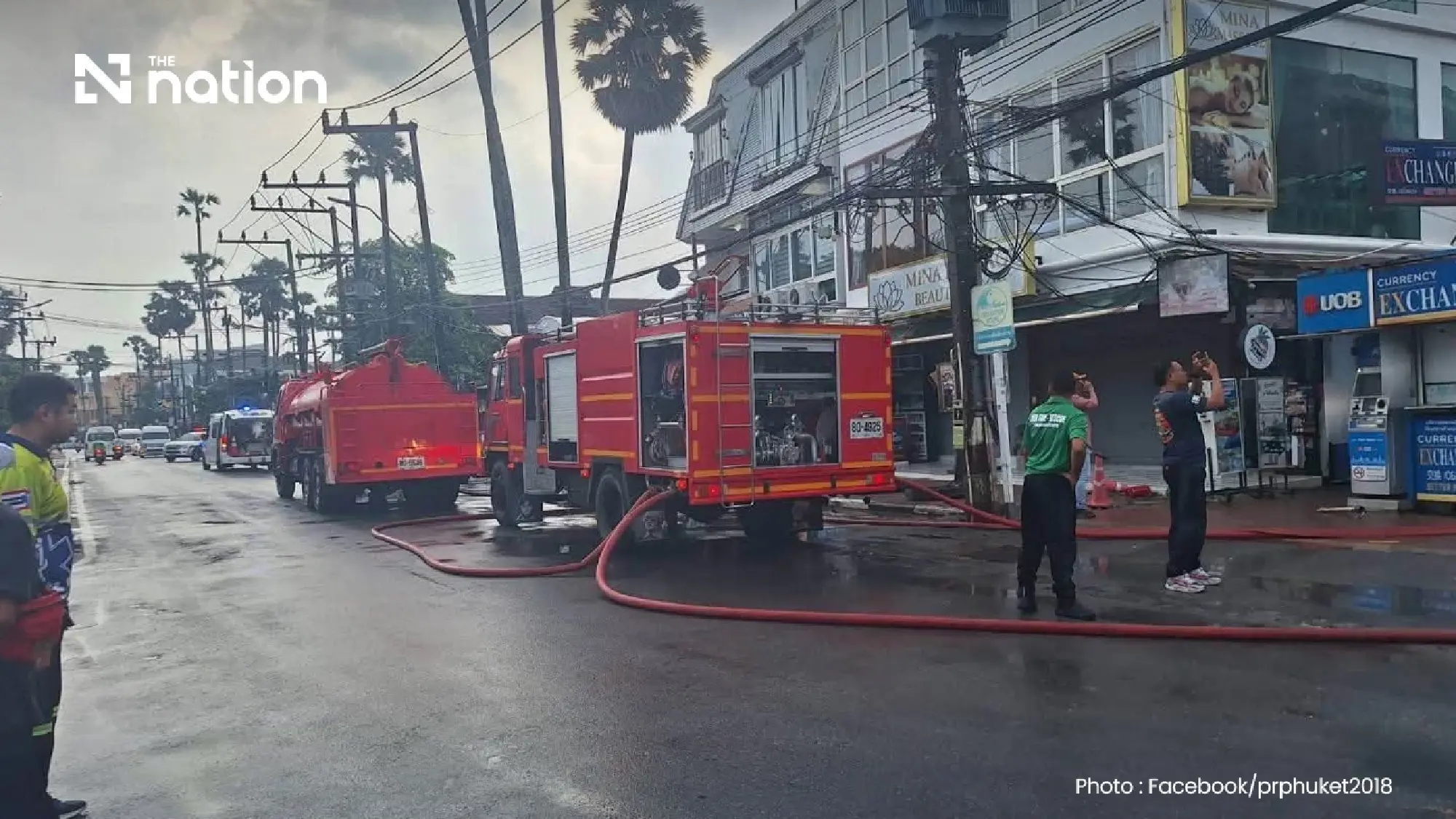Fire at Phuket restaurant building brought under control, no injuries reported