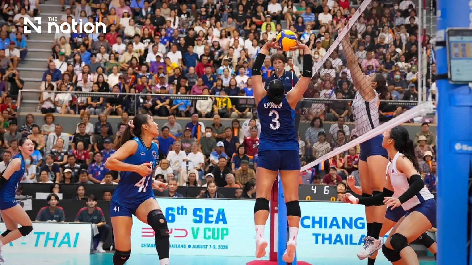 Thailand women sweep the Philippines in SEA V Cup second-leg opener