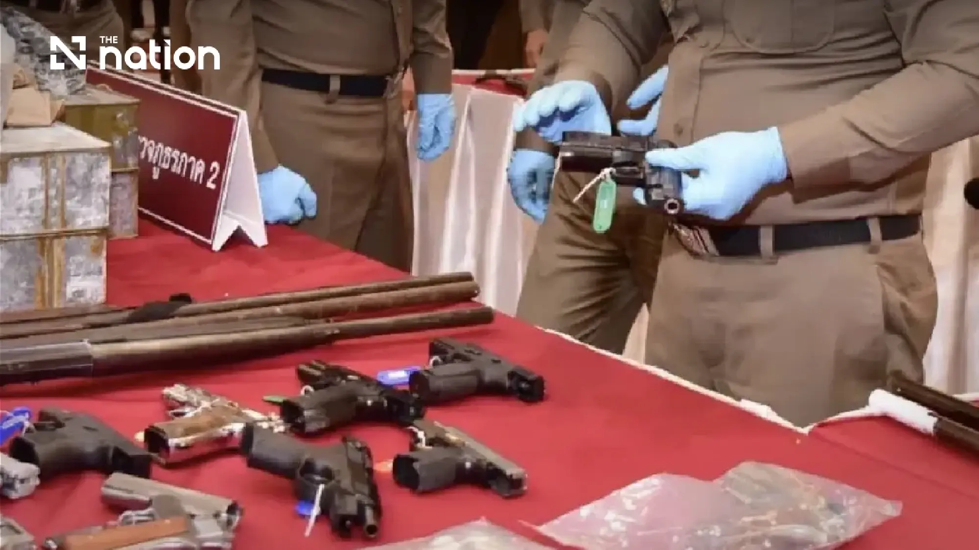 Thai police seize 7,872 firearms in 15-day nationwide crackdown