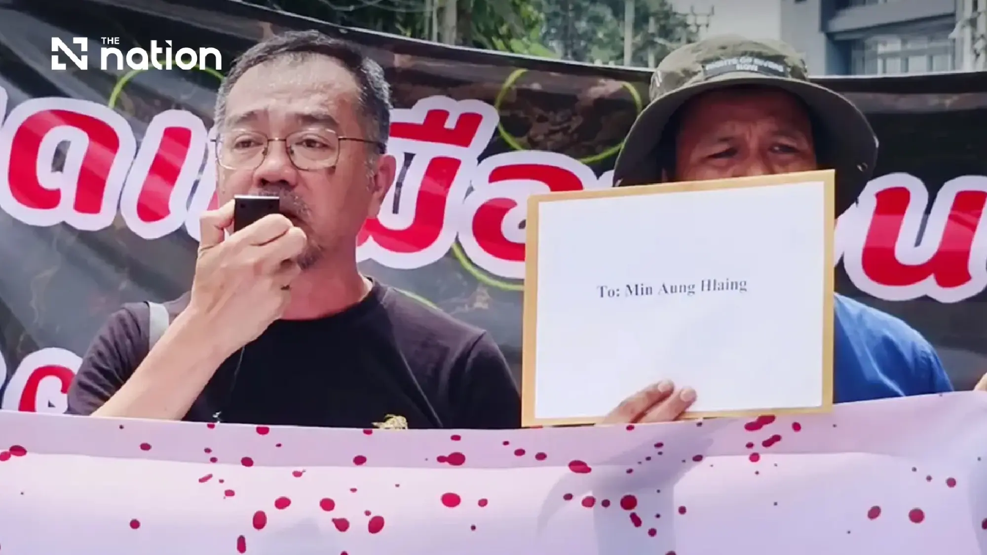 Thai river groups protest, demanding Myanmar halt mines over pollution