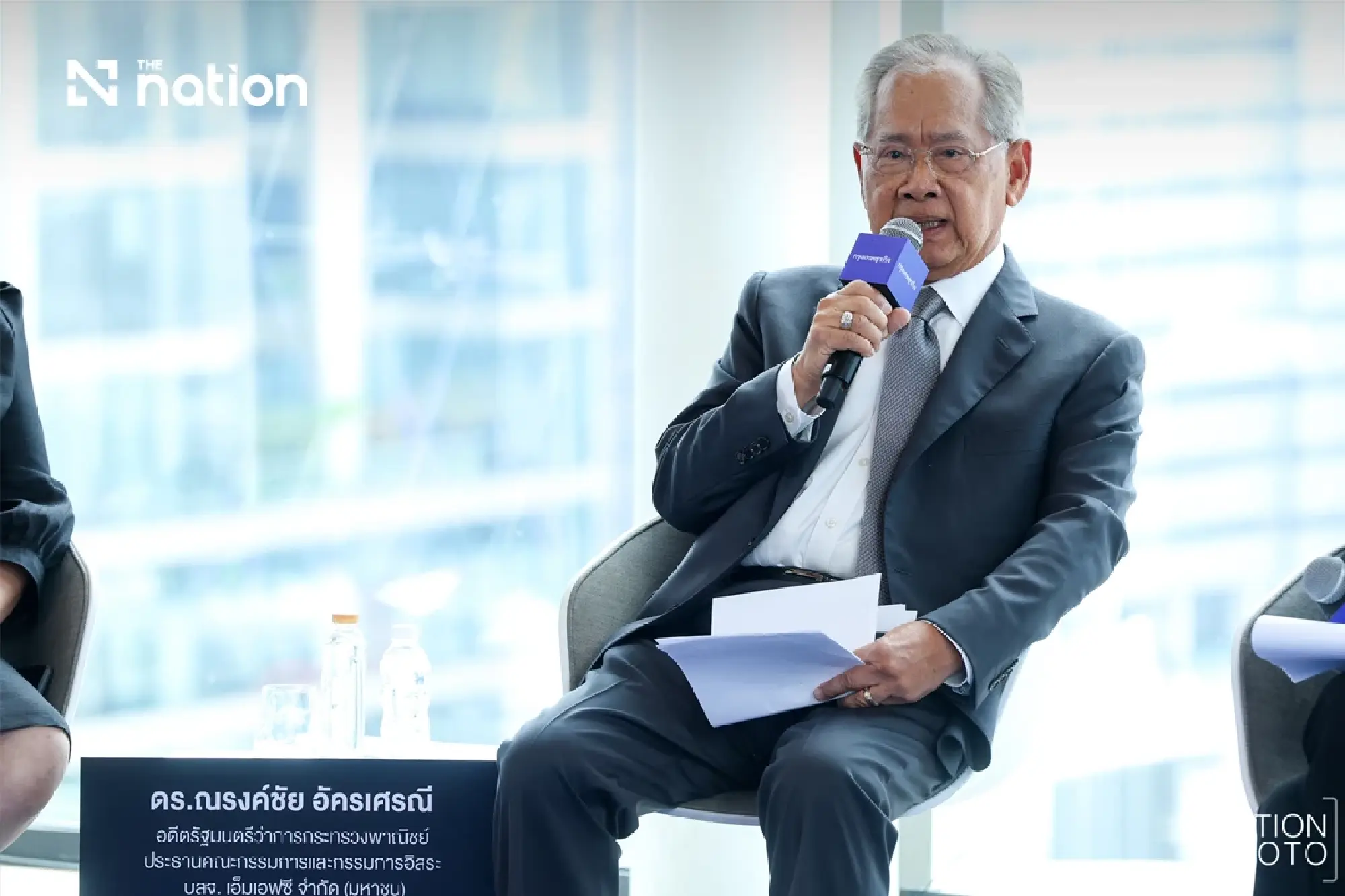 Narongchai Akrasanee, a former commerce minister and chairman of the board and independent director of MFC Asset Management