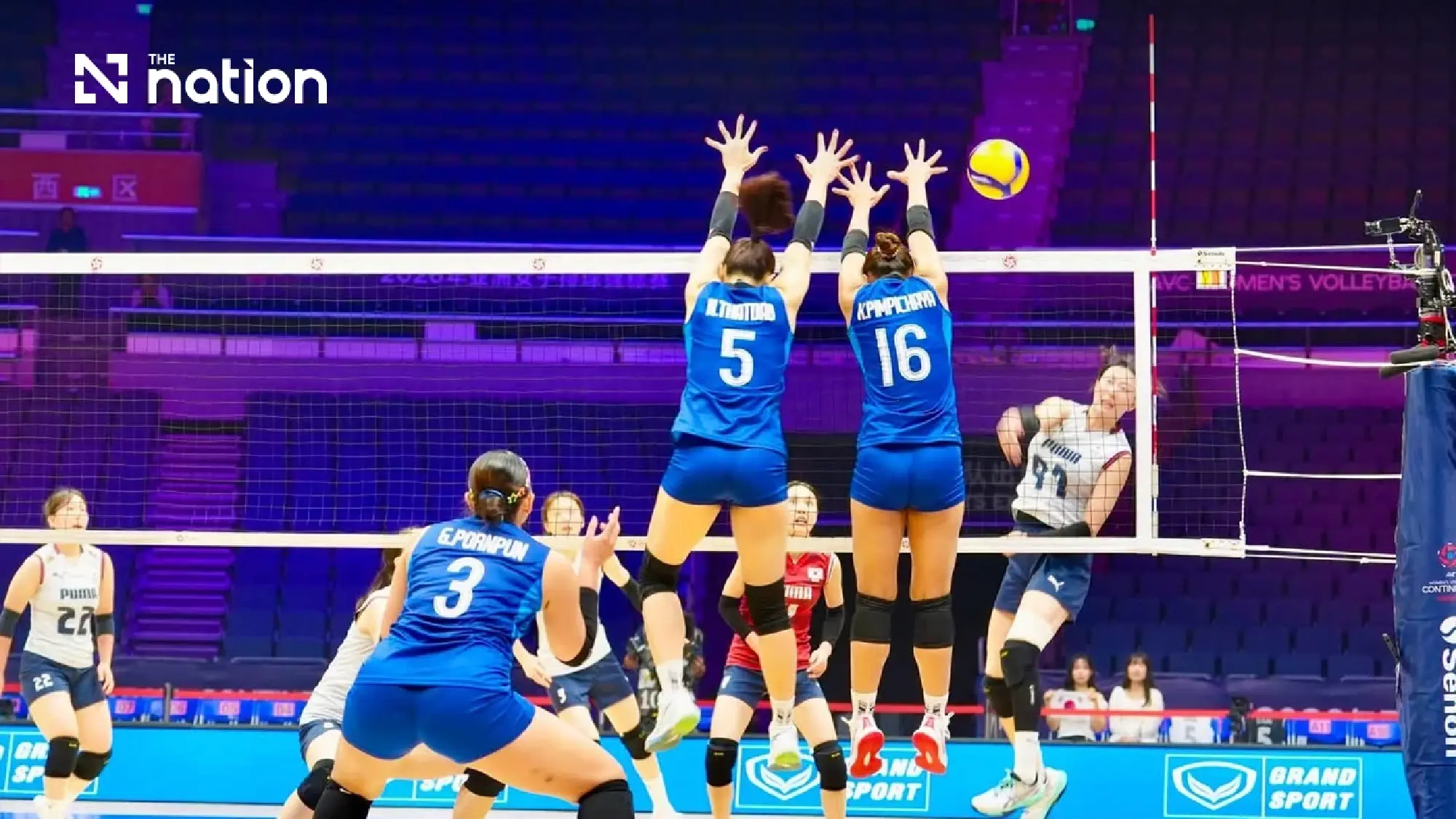 Thailand sweep South Korea to reach Asian semi-finals