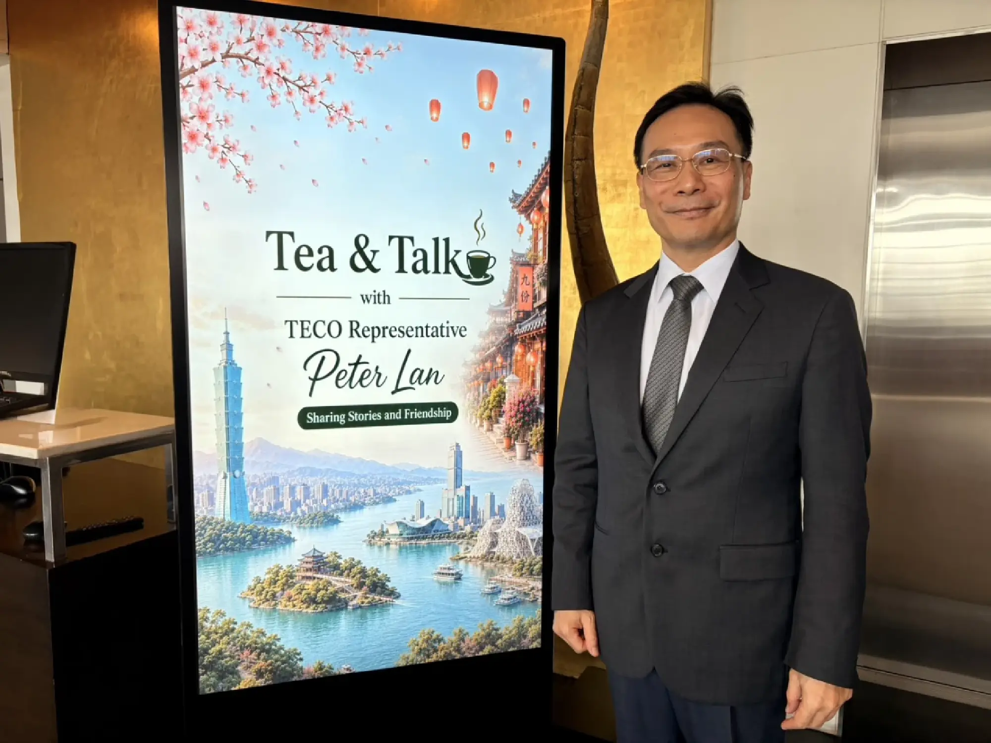 Peter Lan, Representative of Taipei Economic and Cultural Office