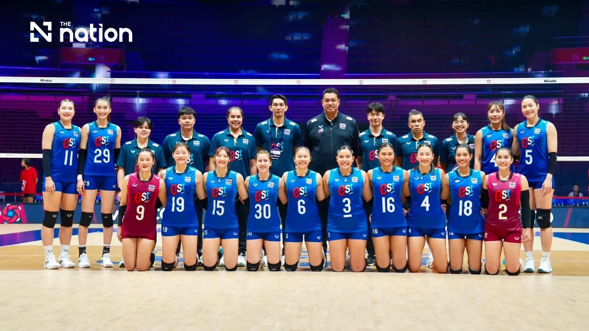 Thailand sweep Australia to open AVC volleyball title defence