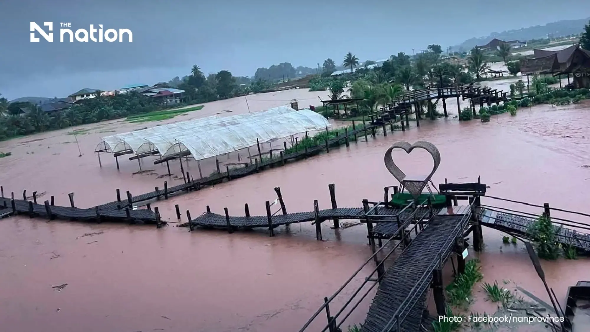 PM Anutin orders aid for flooded Nan as shelter opens in disaster area