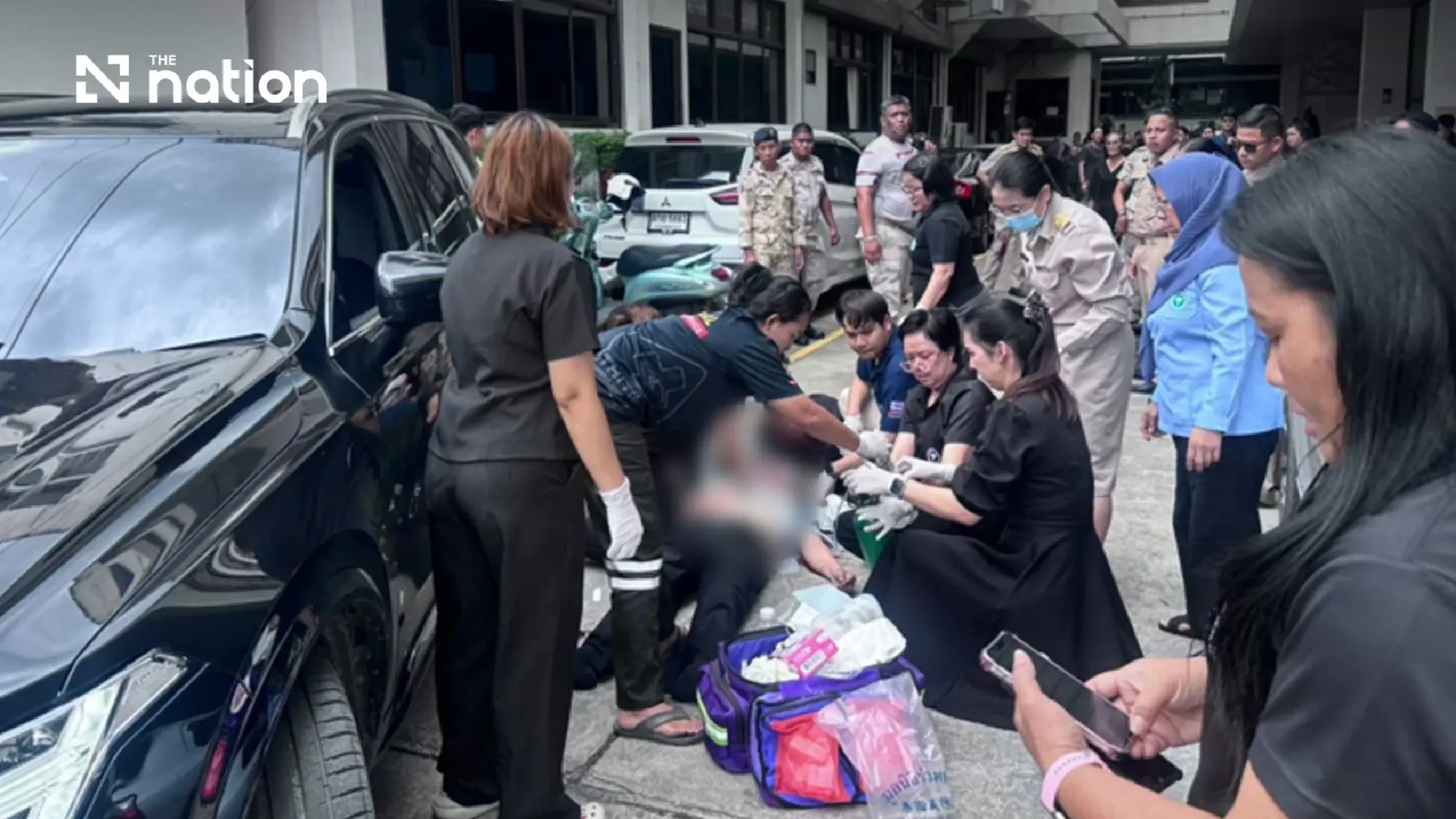 Former MP surrenders over shooting of Nonthaburi PAO chief and driver