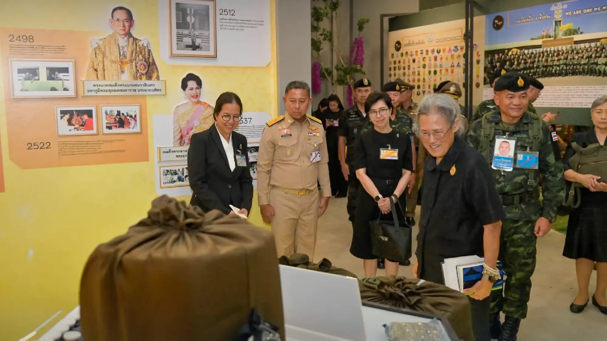 HRH Princess Maha Chakri Sirindhorn visits Surin troops and families of fallen soldiers and wounded personnel