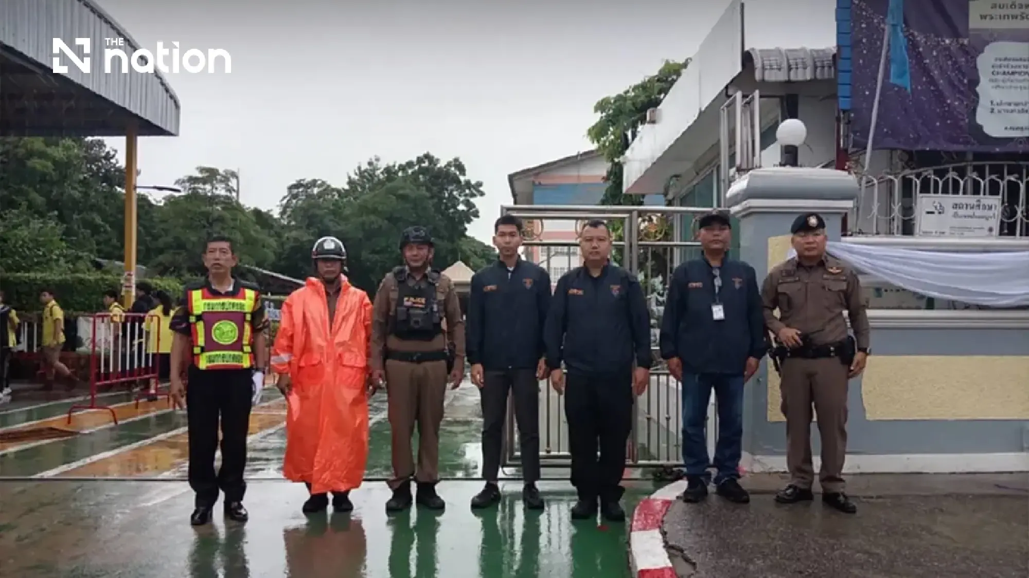 Khon Kaen police tighten school security over social media message