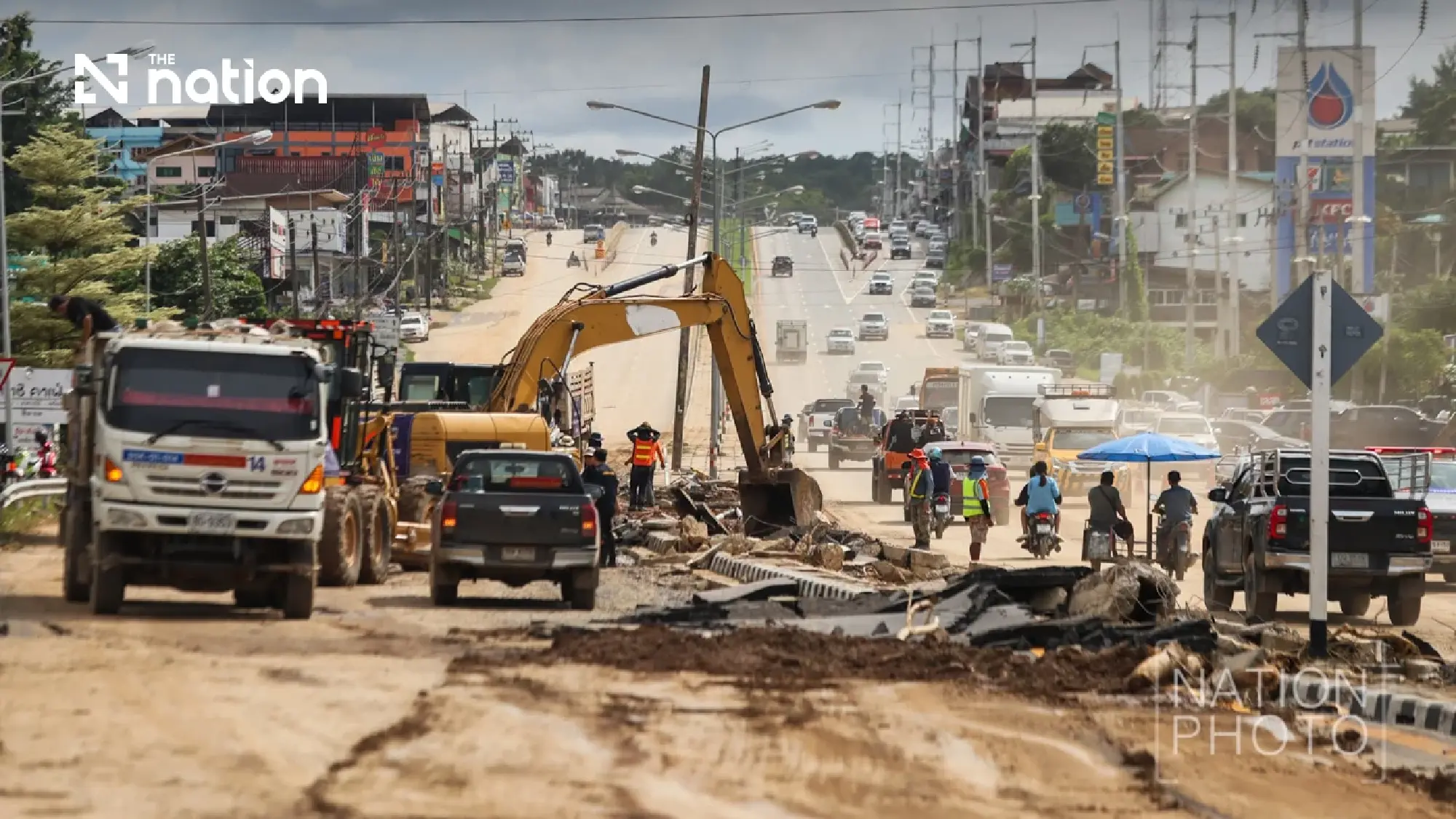 Government Allocates THB100m as Army Joins Nan Flood Clearance