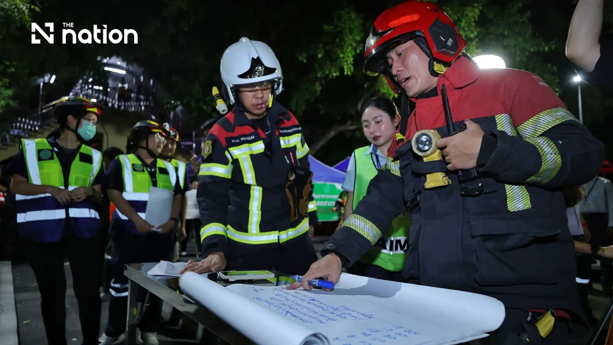 Bangkok Authorities Stage Mass Casualty Earthquake Drill on Skytrain