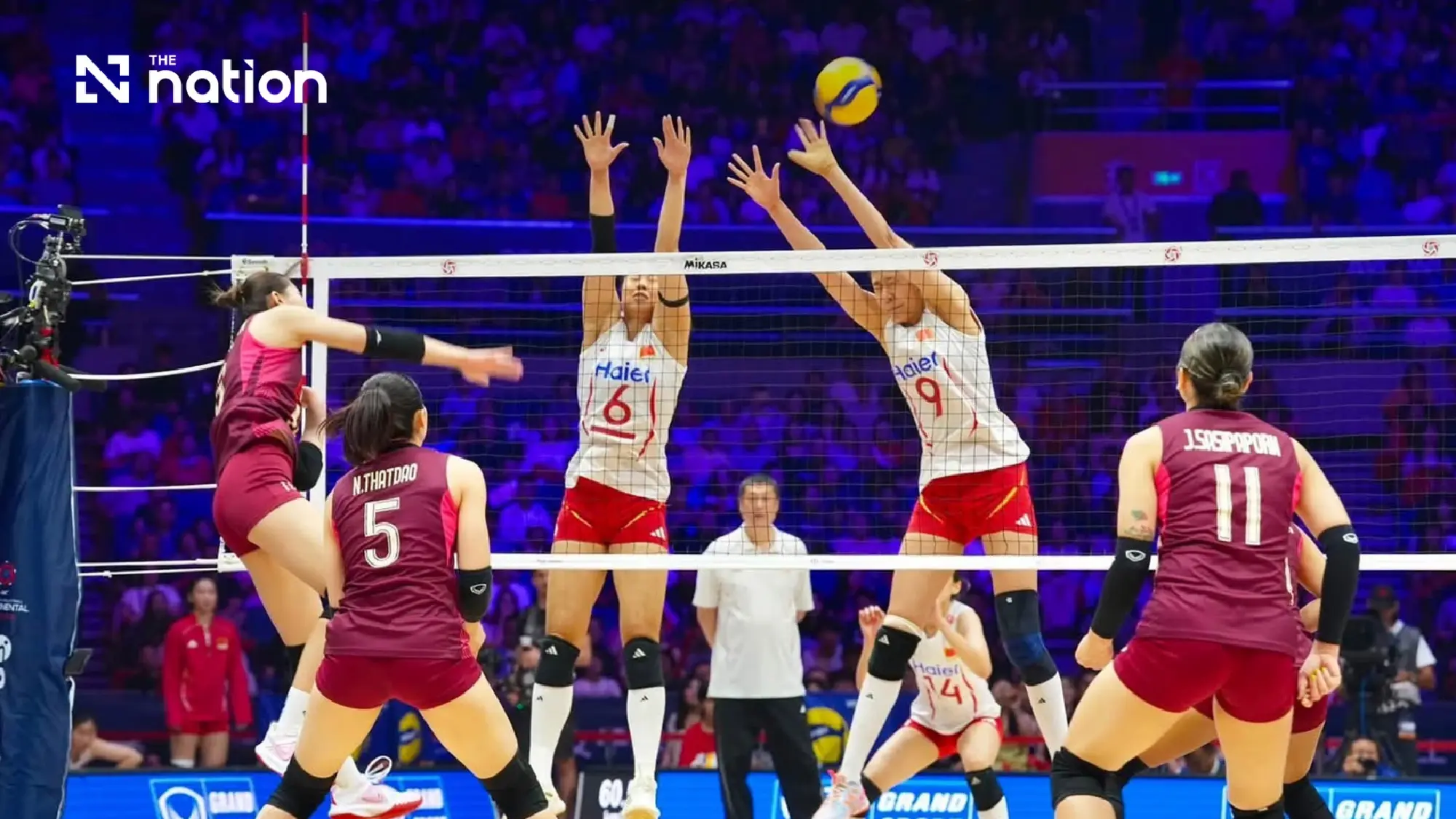 Thailand make Olympic history after five-set win over China