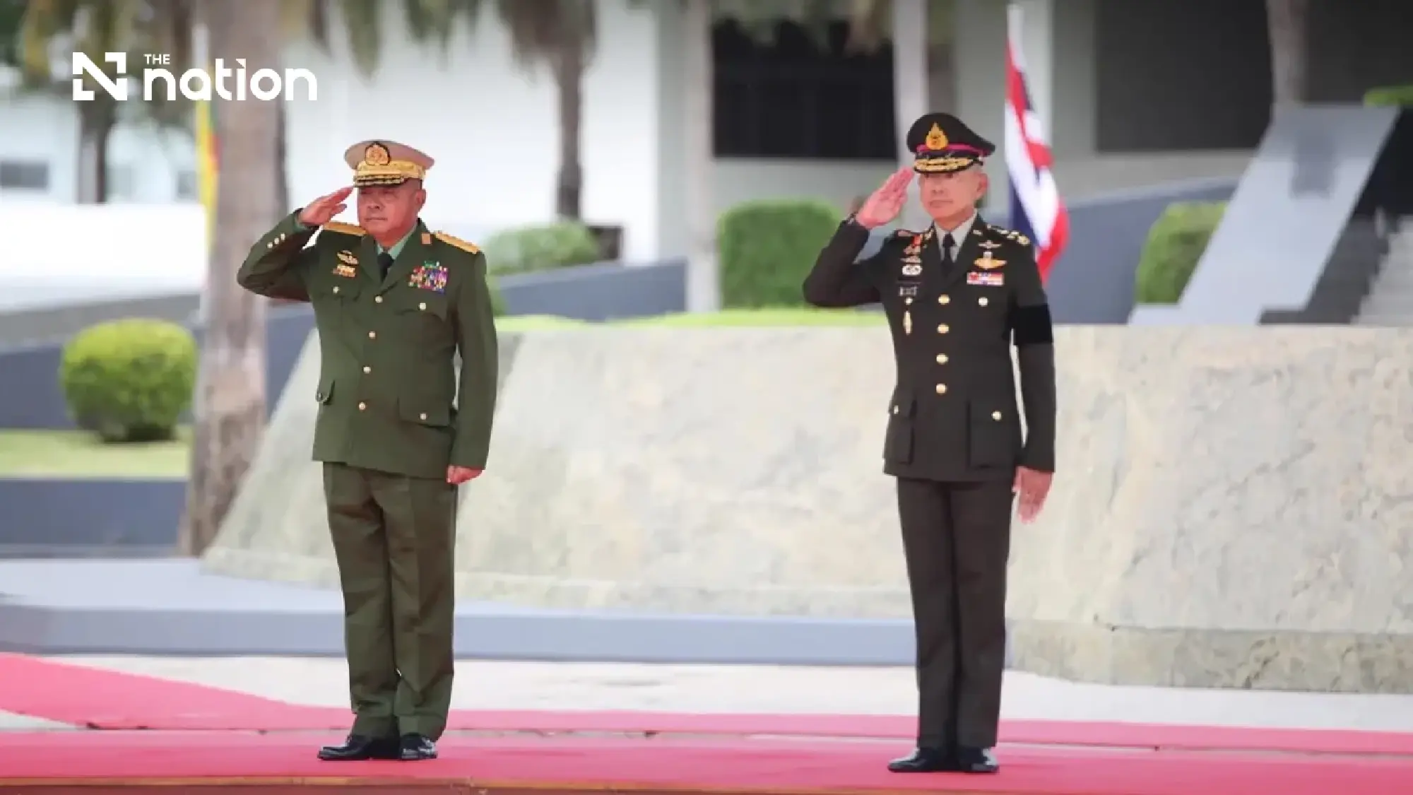 Thai military formally welcomes Myanmar defence chief ahead of HLC