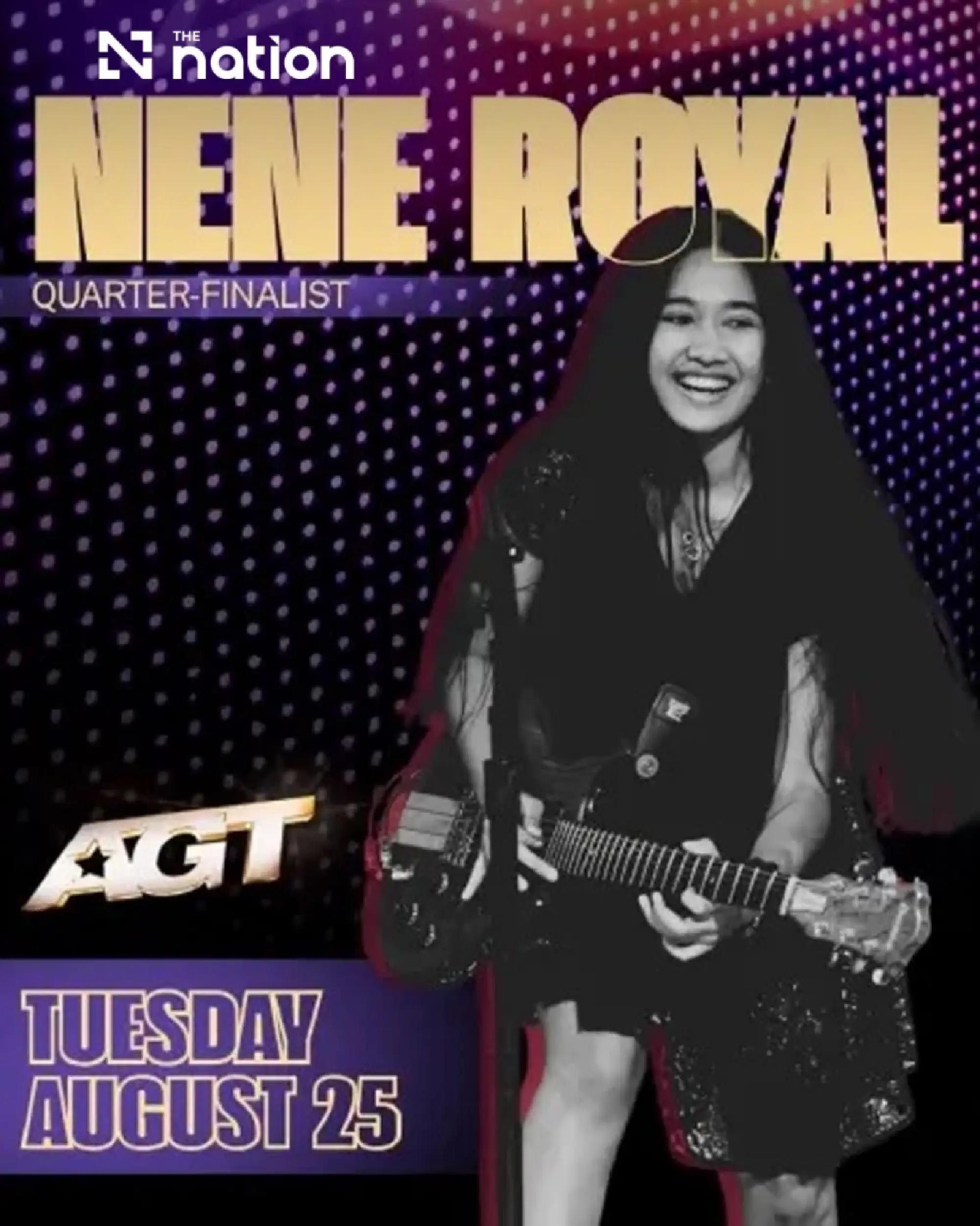 Nene Royal campaign reaches Times Square before AGT vote