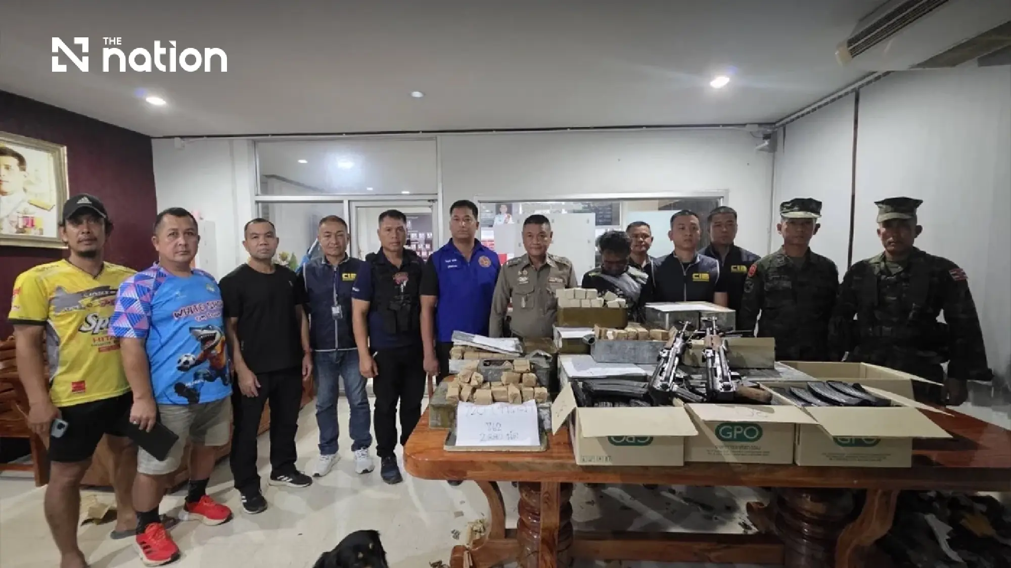 AK-47 rifles and 24,405 rounds seized in Trat boat raid