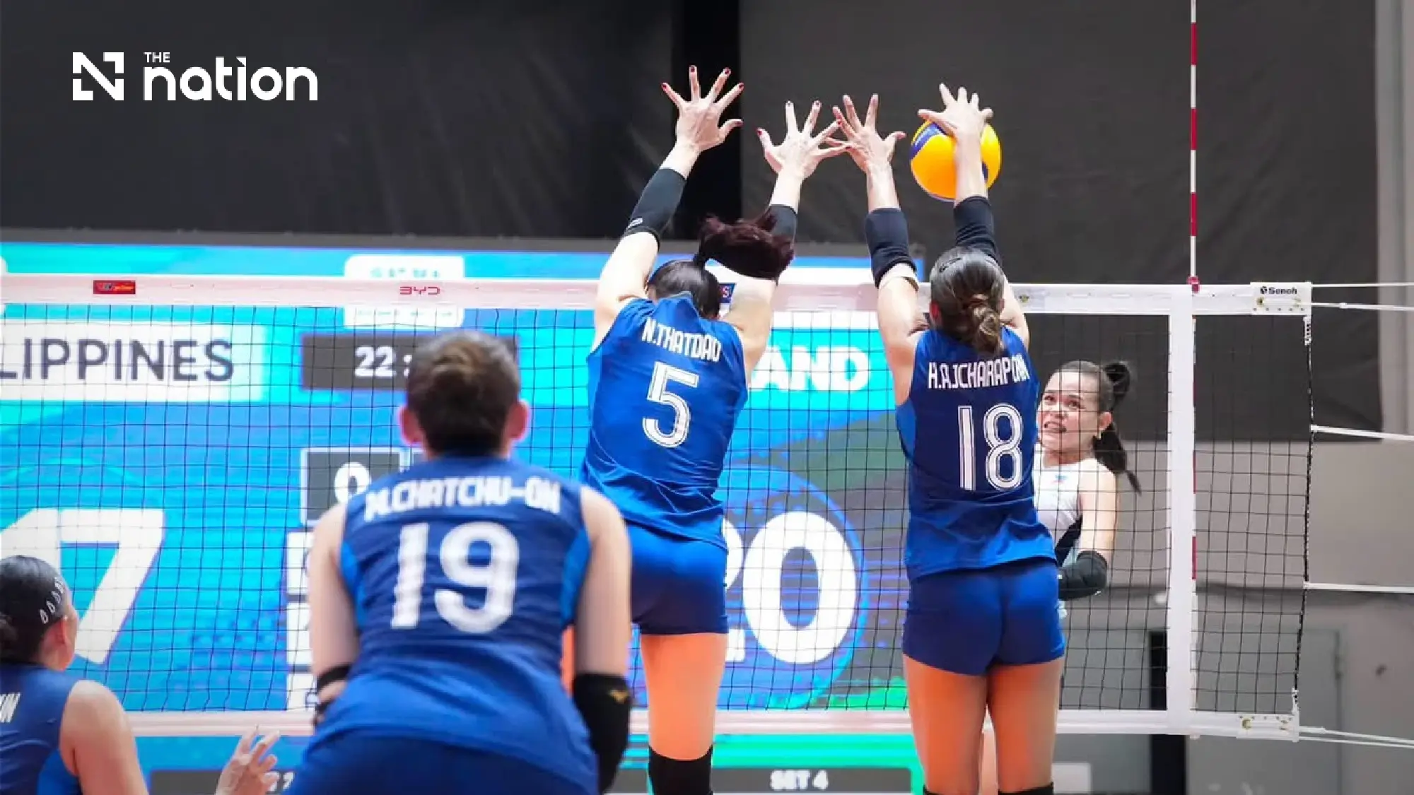 Thailand women sweep the Philippines in SEA V Cup second-leg opener