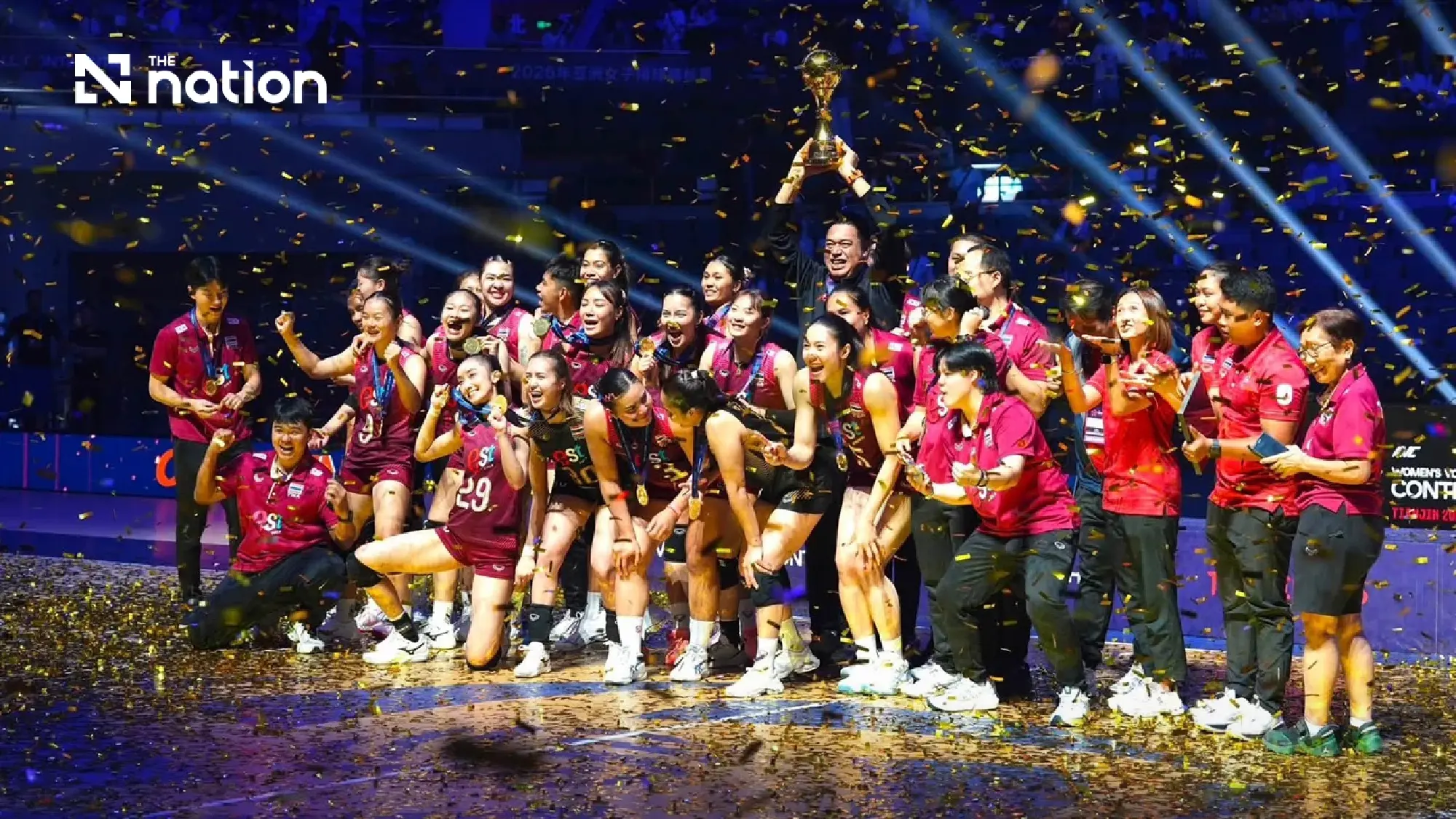 THB11.76m reward in line for Thai volleyball team after securing Olympic berth