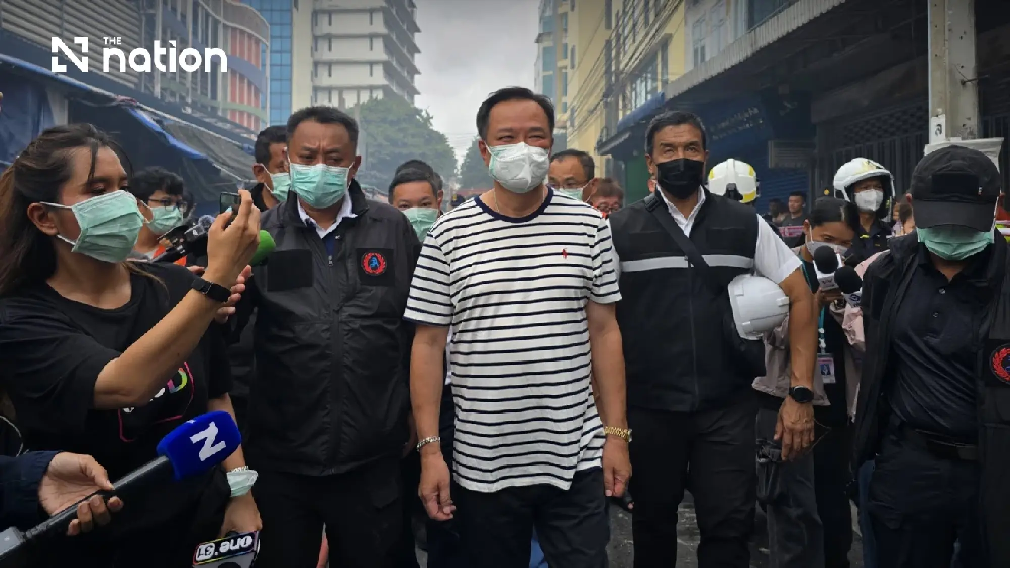 Anutin orders anti-theft patrols and aid for Khlong Thom traders