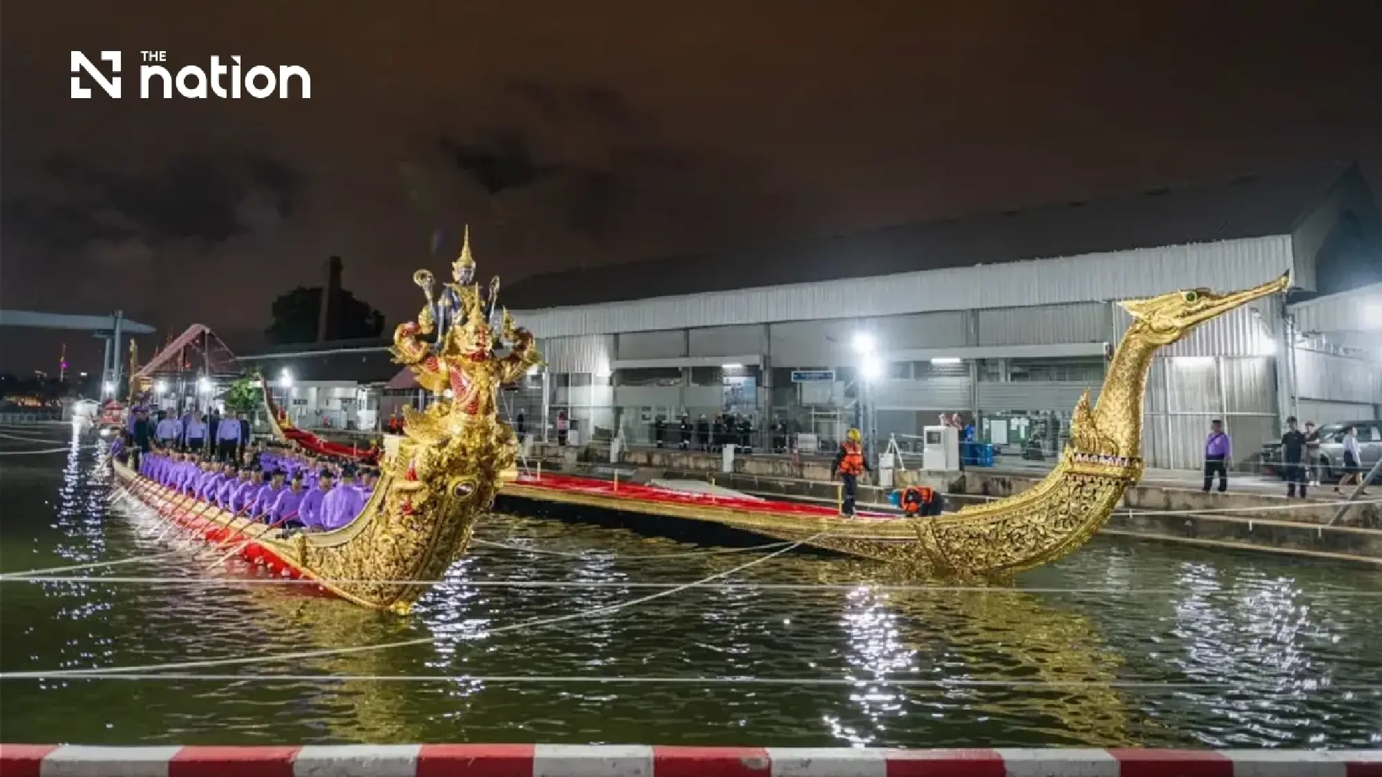 Marine Department restricts Chao Phraya traffic for royal barge rehearsals