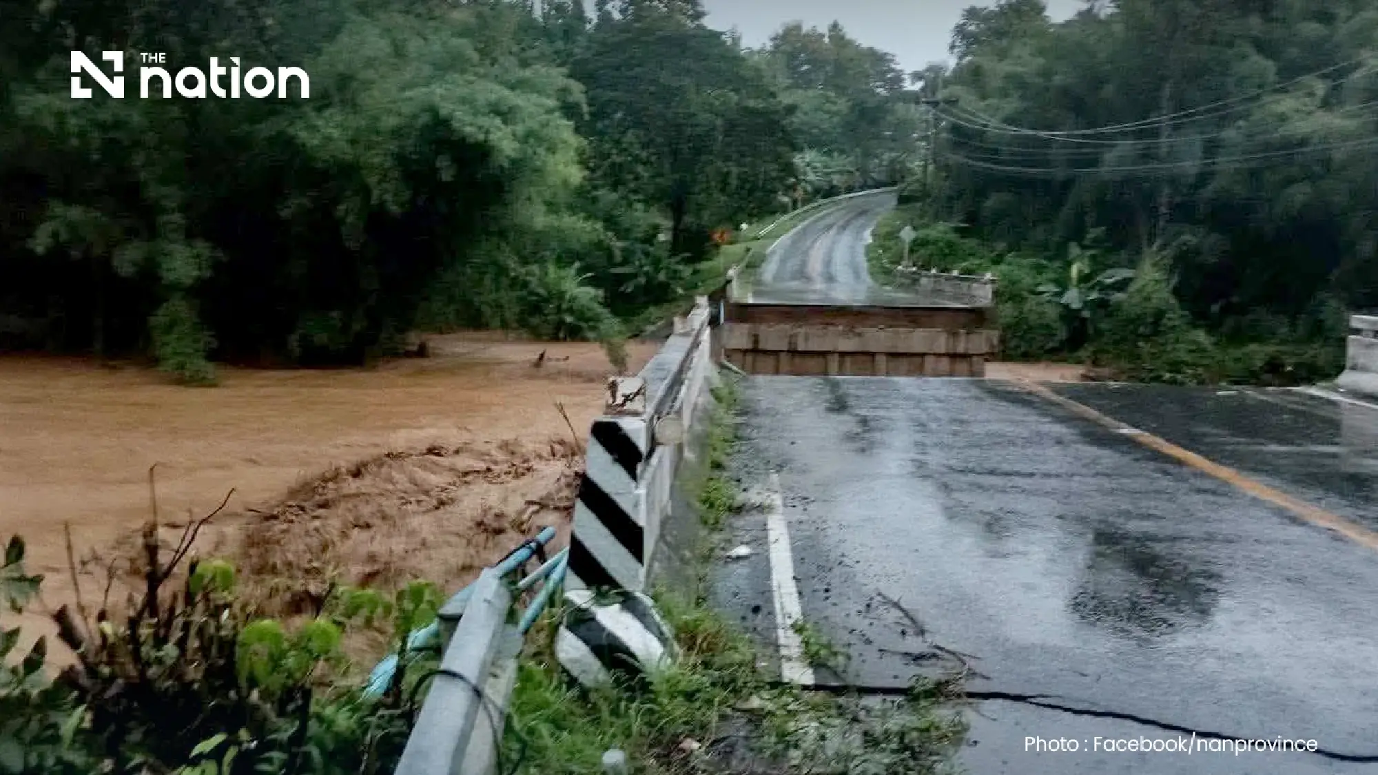 Flash floods cut major roads and inundate homes across Nan’s Pua