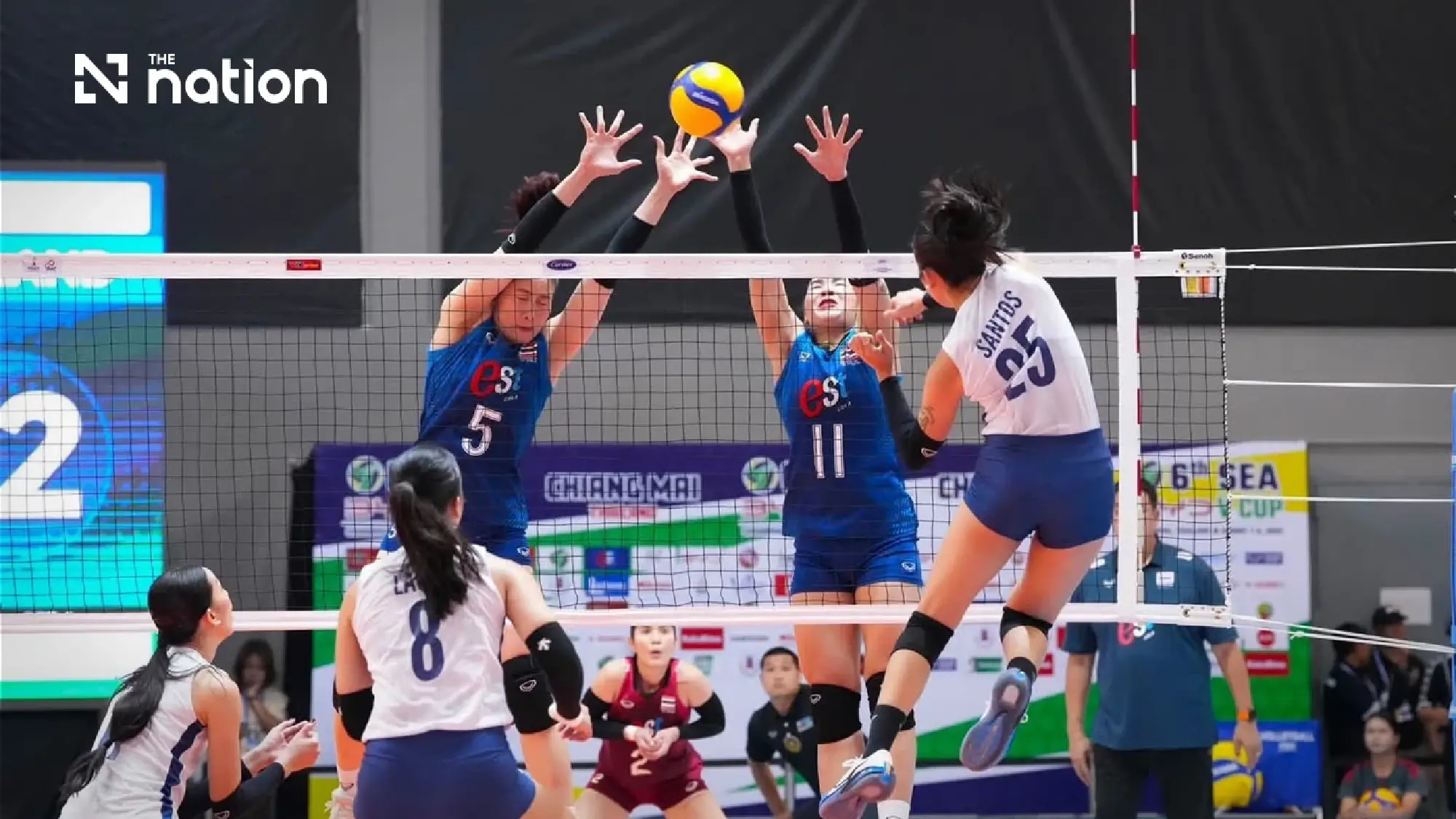 Thailand women sweep the Philippines in SEA V Cup second-leg opener