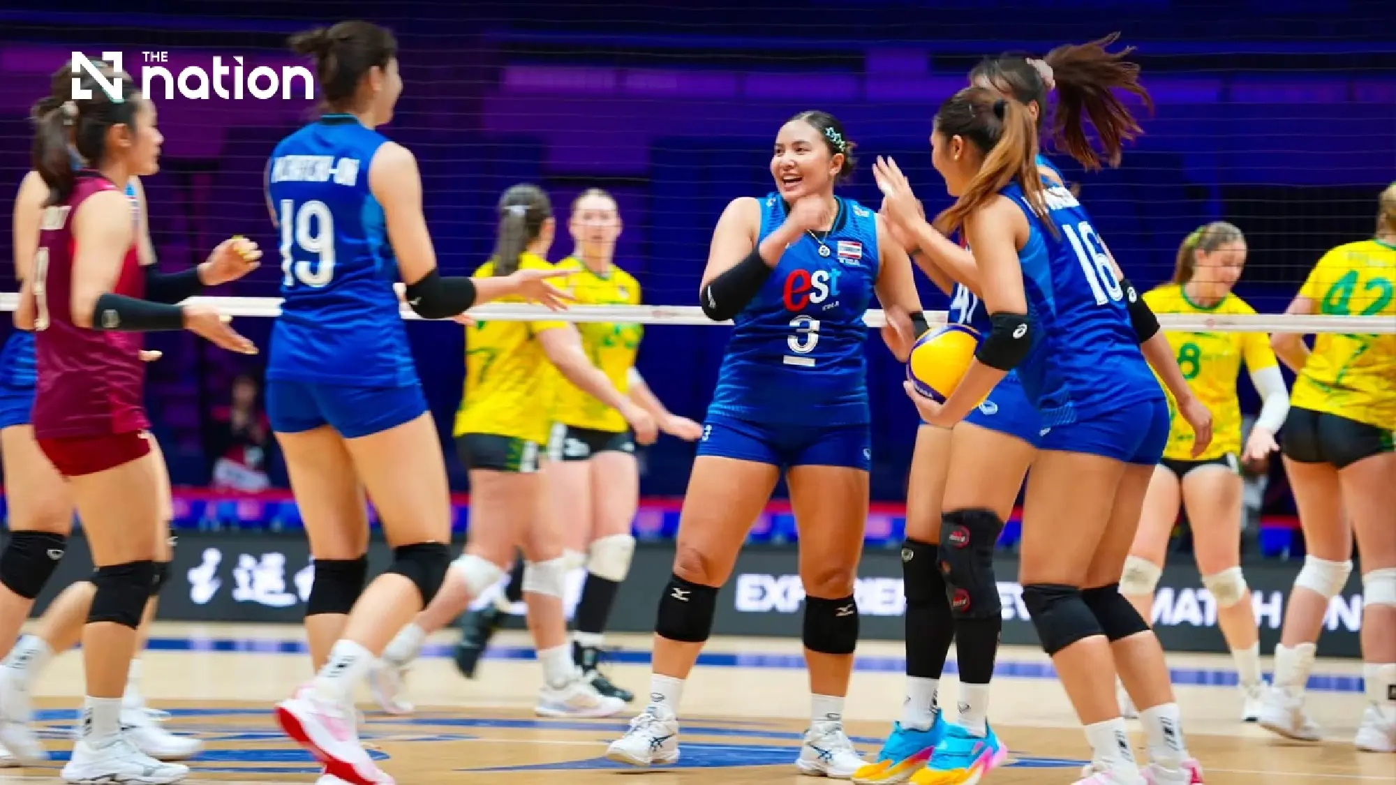 Thailand sweep Australia to open AVC volleyball title defence