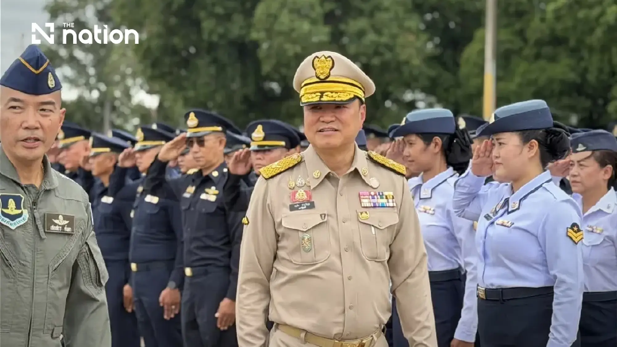 Anutin flies into Wing 1 during F-16 escort drill