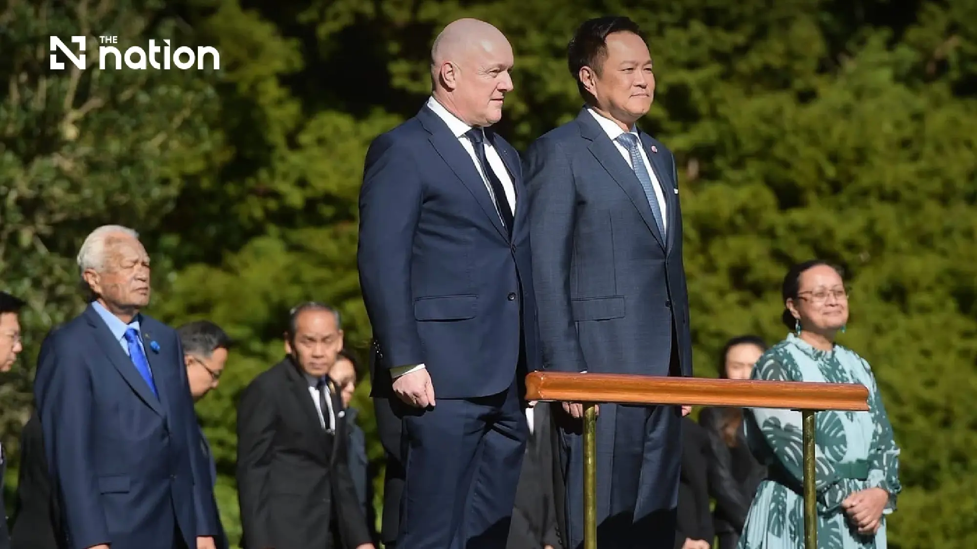 Anutin receives Māori welcome at start of New Zealand visit