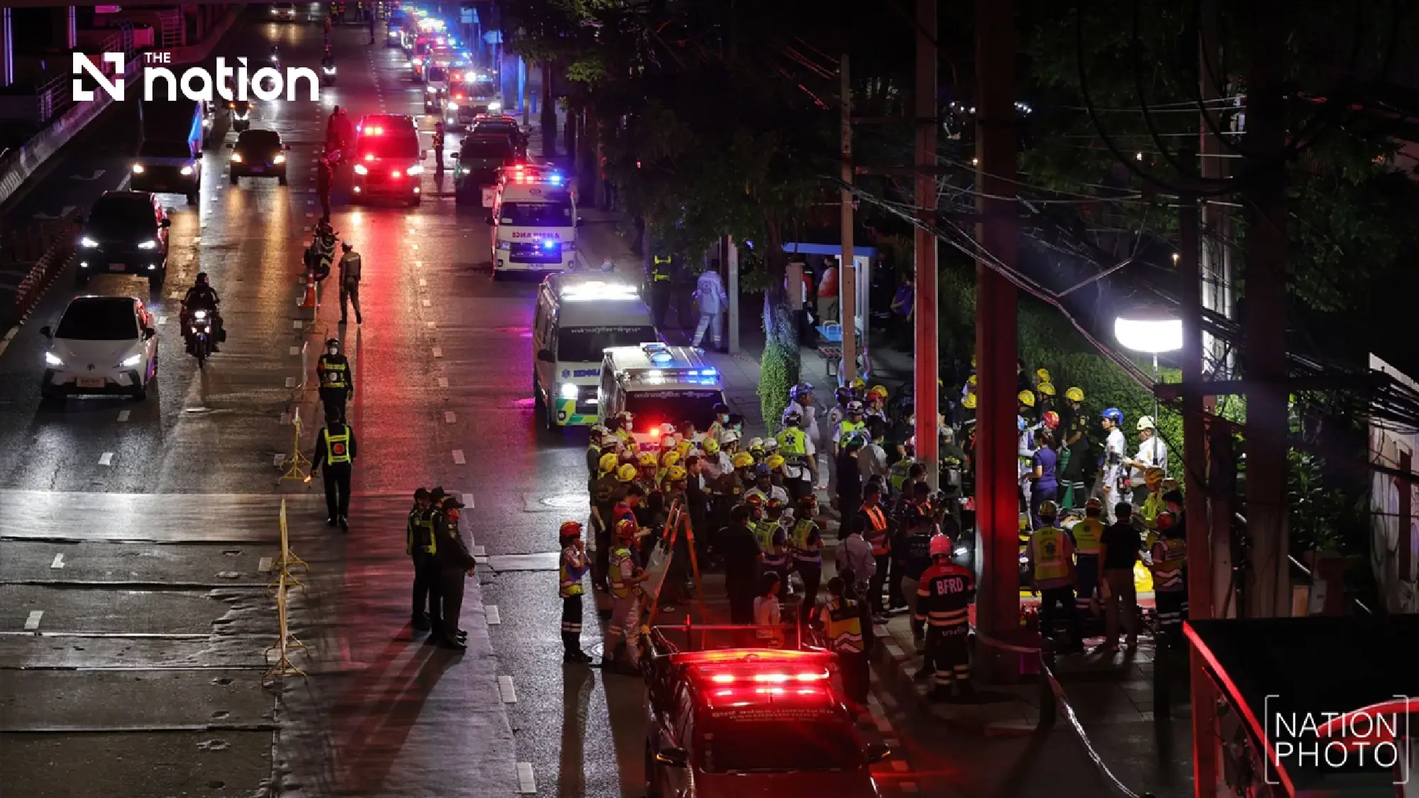 Bangkok Authorities Stage Mass Casualty Earthquake Drill on Skytrain