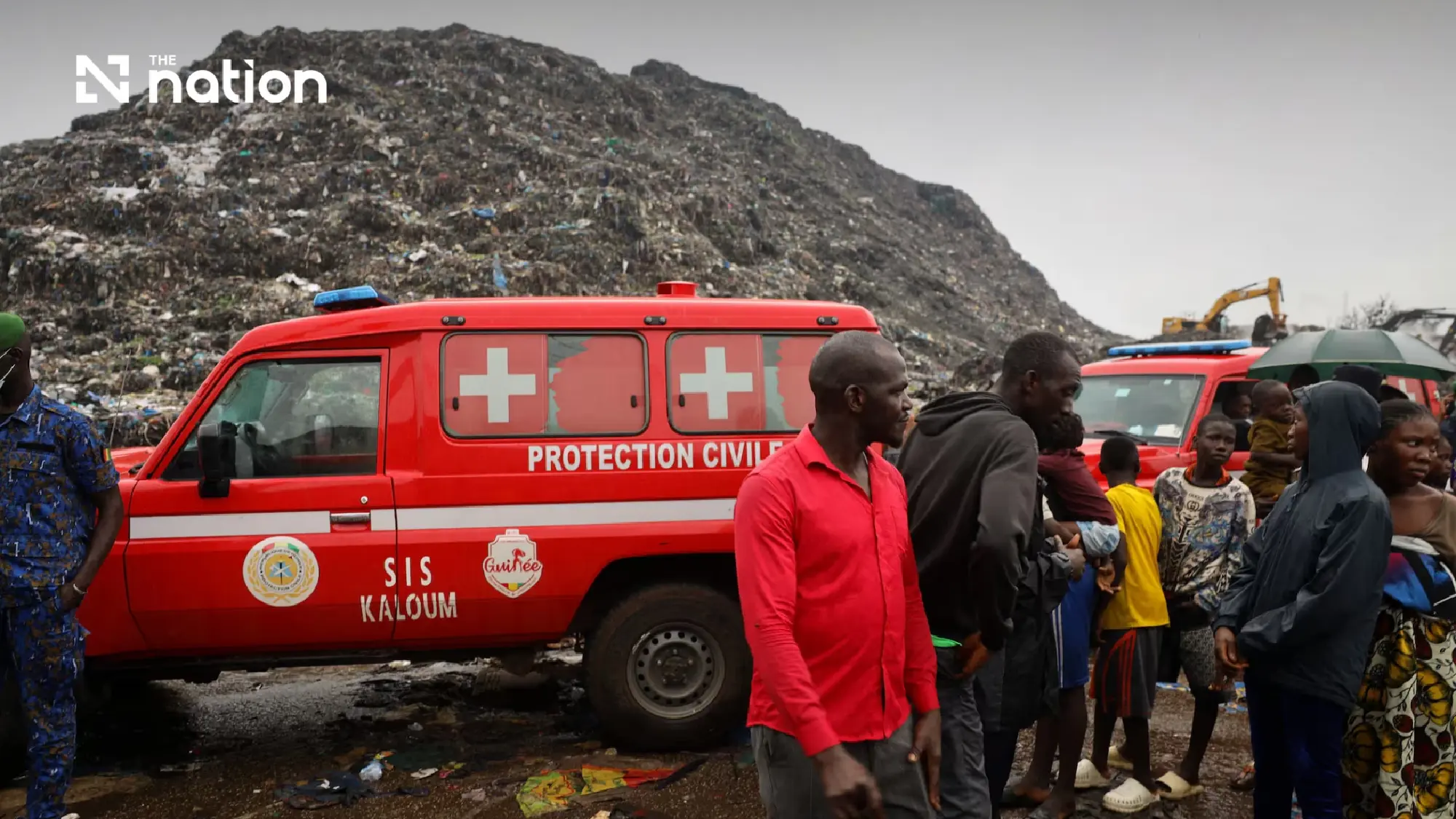 Thirty killed as landfill collapses after heavy rain in Guinea